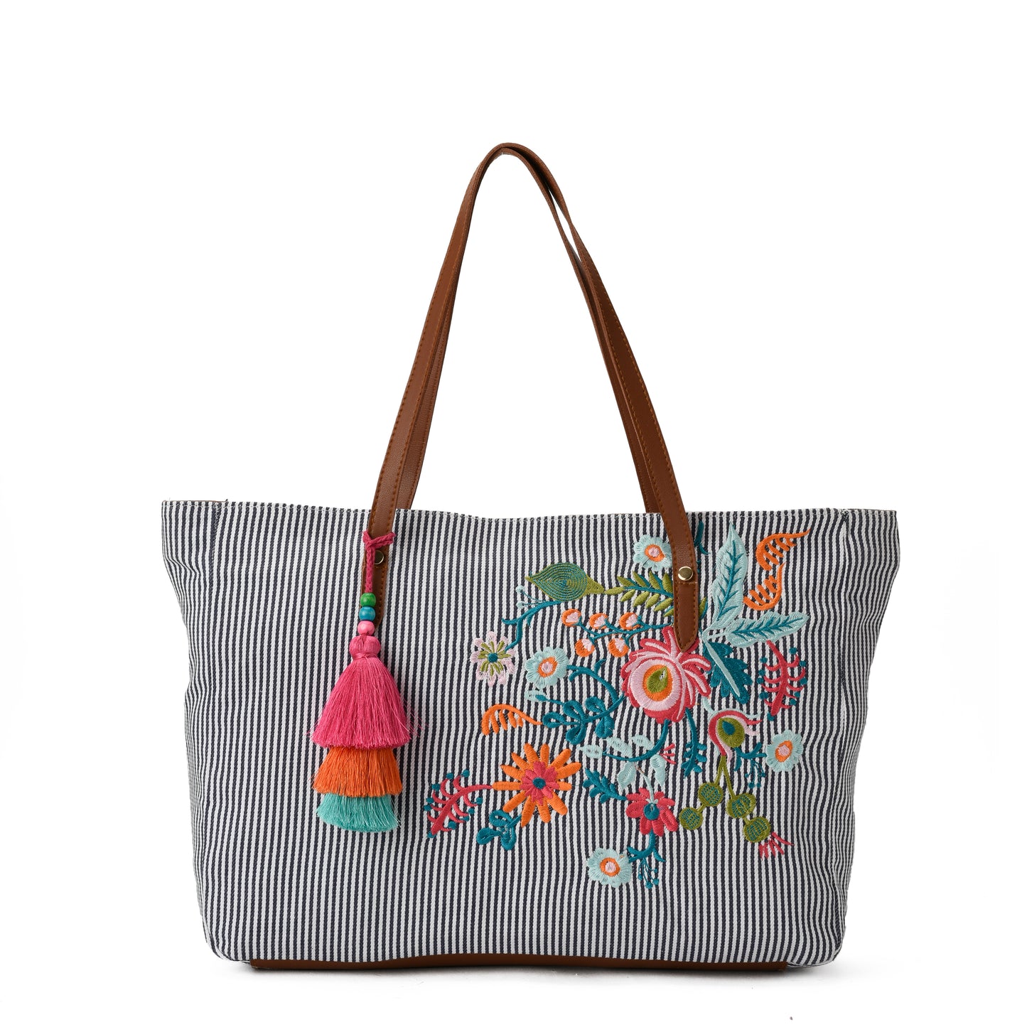 Rosy Floral Totebag