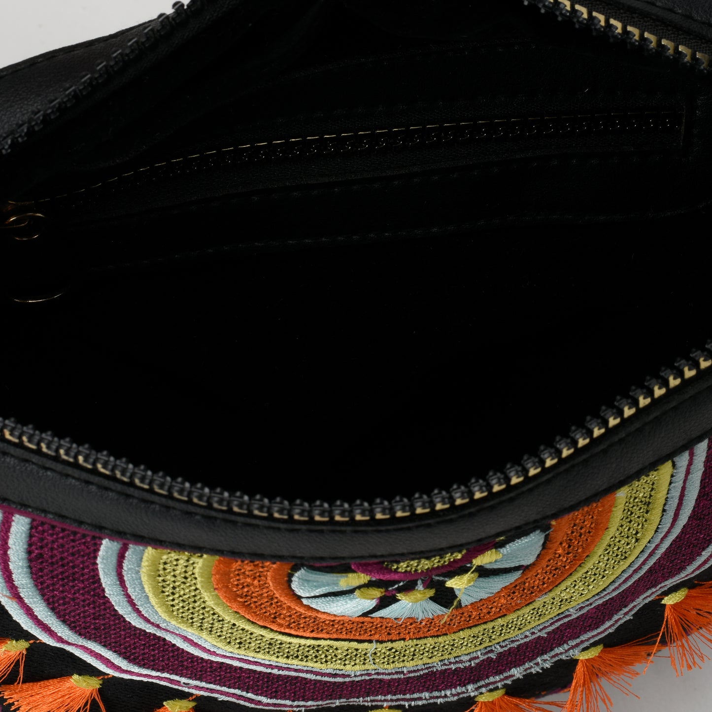 Black Fringe Fanny Pack