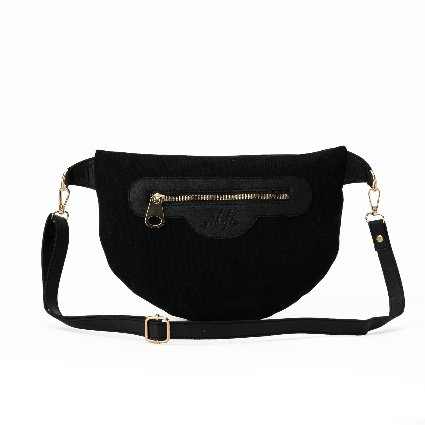 Black Floral Fanny Pack