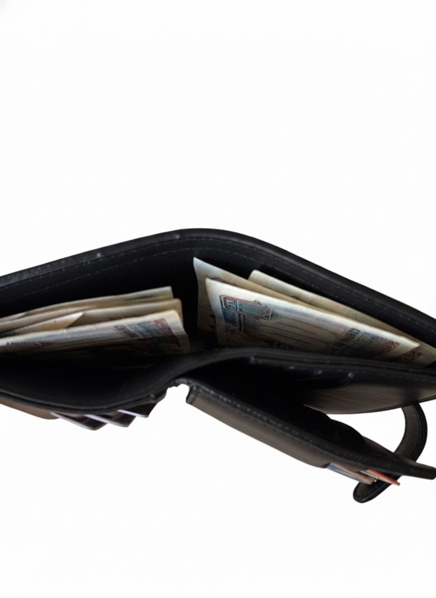 Black Marigold Wallet