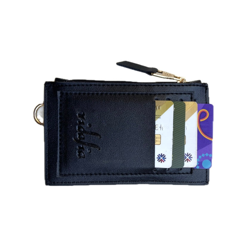 Black Blossom Cardholder