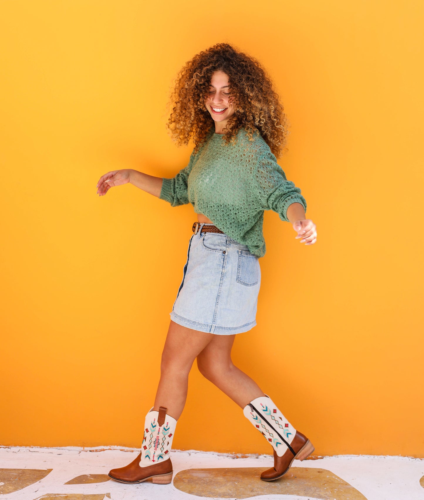 Blush Cowboy Boot