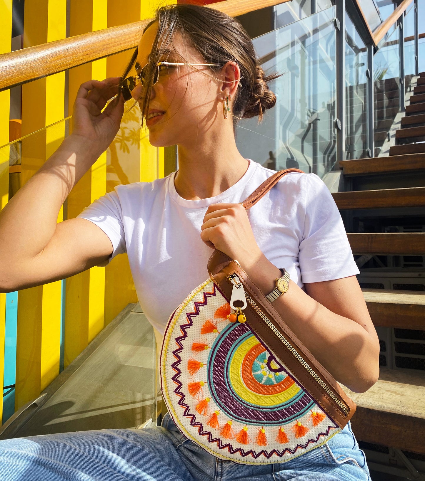 Off-White Fringe Fanny Pack