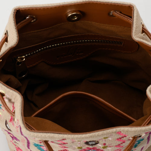 Beige Gota Crossbag