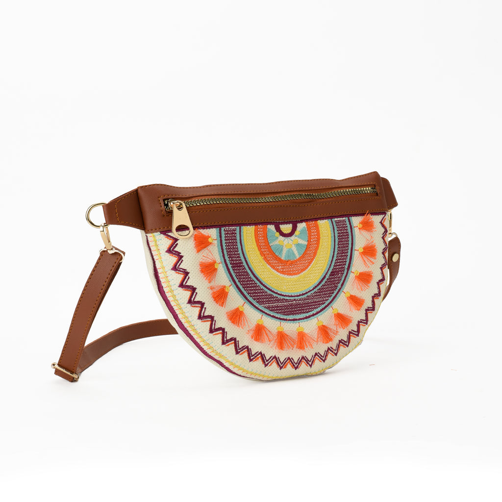 Off-White Fringe Fanny Pack