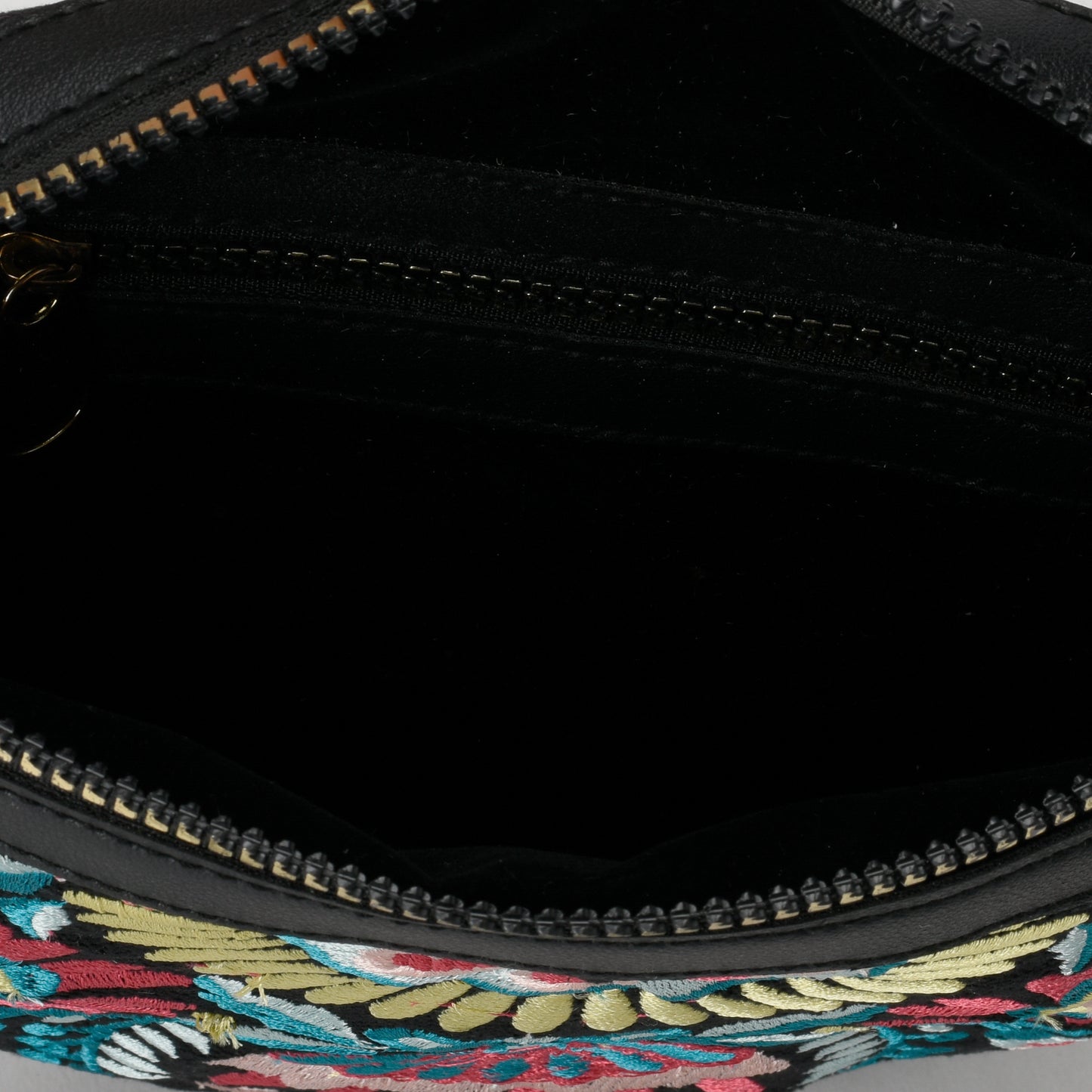 Black Floral Fanny Pack