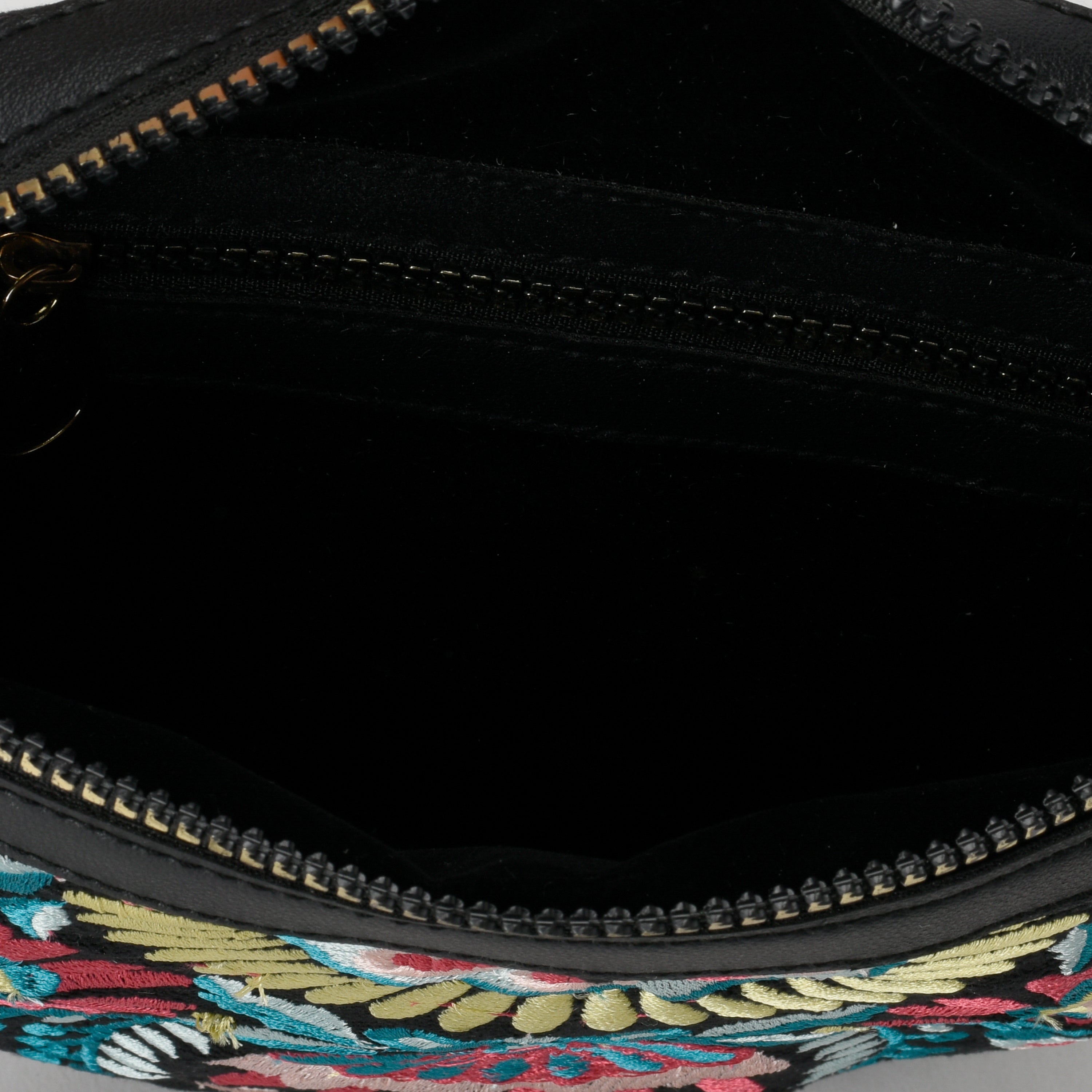 Black Floral Fanny Pack