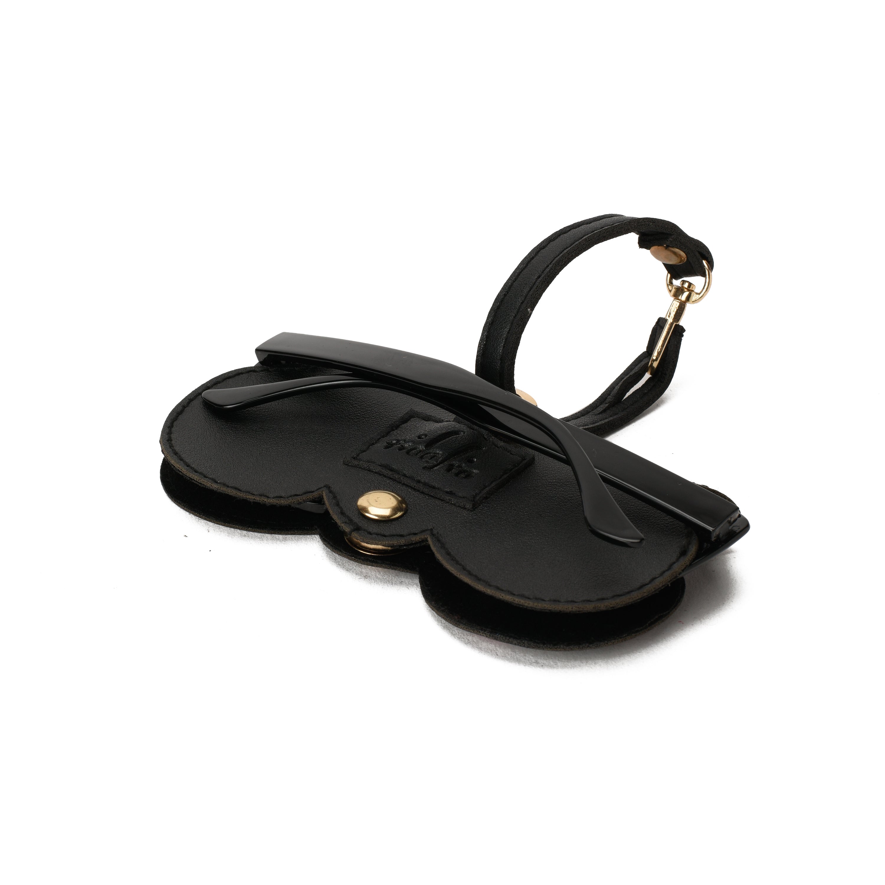 Black Geometric Sunglasses Cover