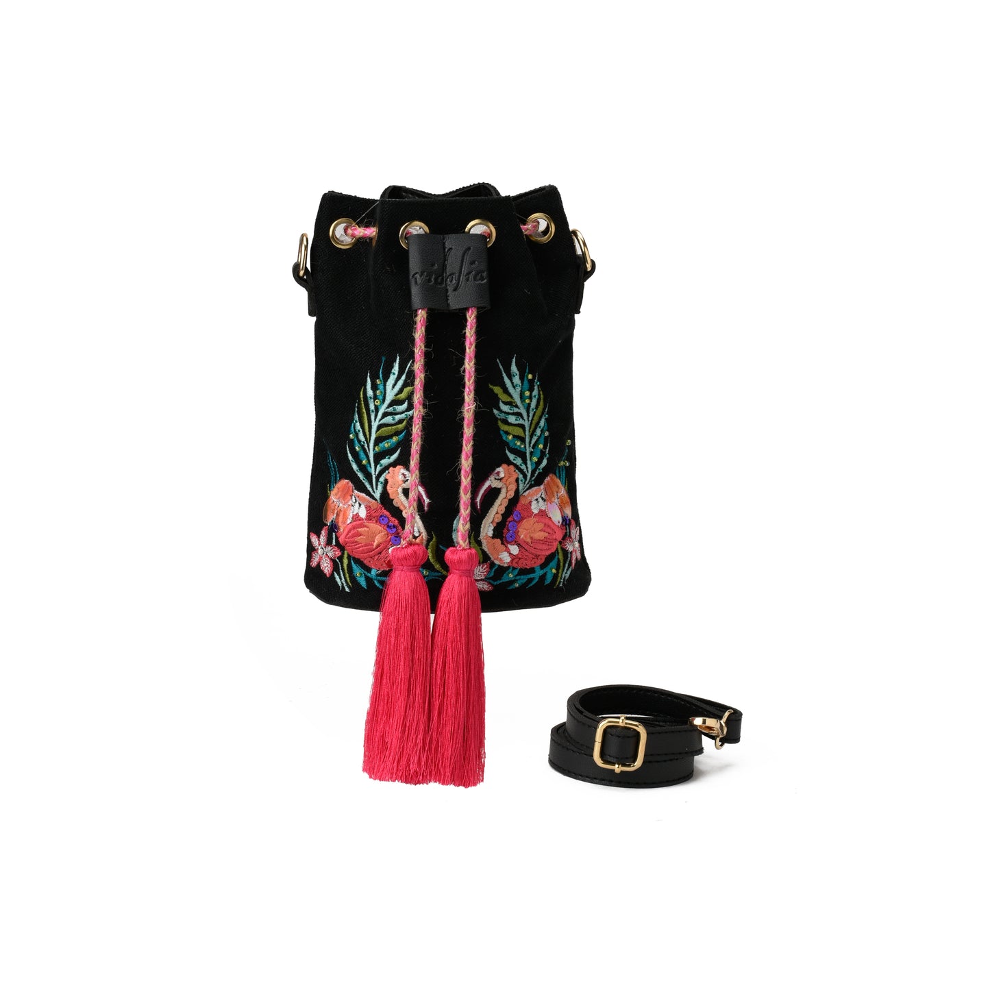 Black Flamingo Crossbag
