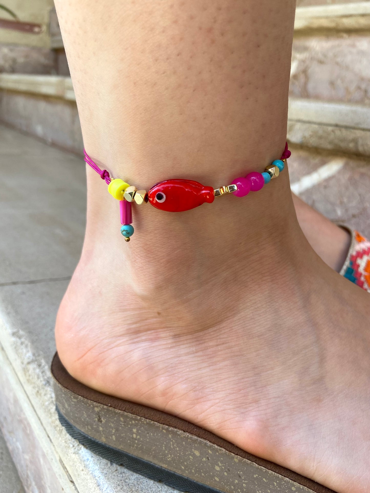 Neon Anklet