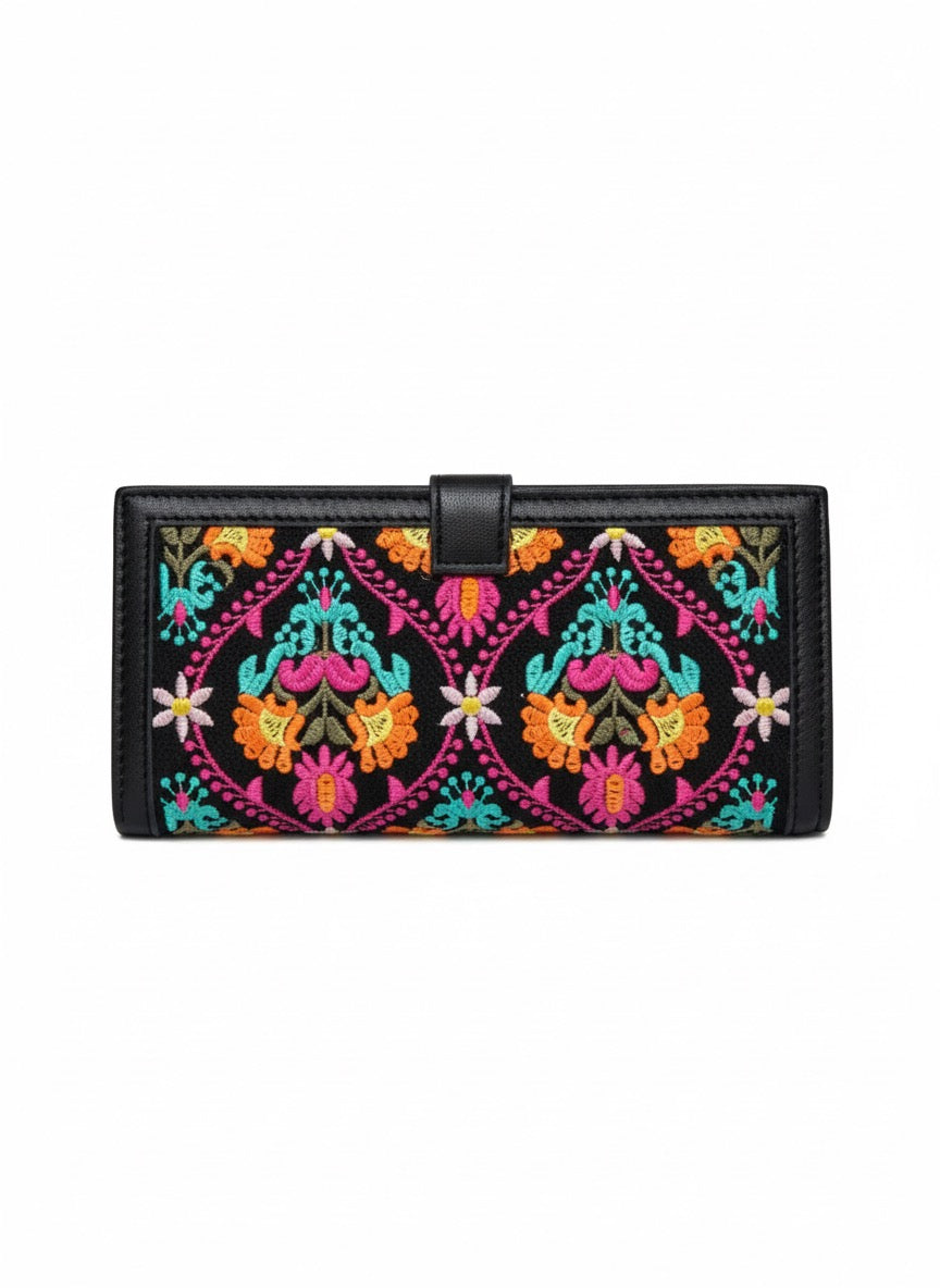 Black Marigold Wallet