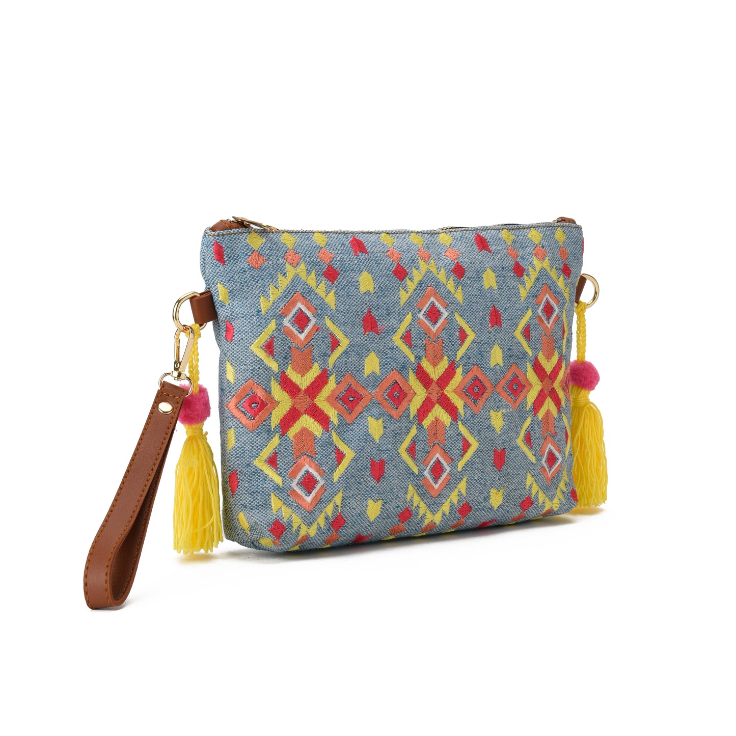 Denim Clutch