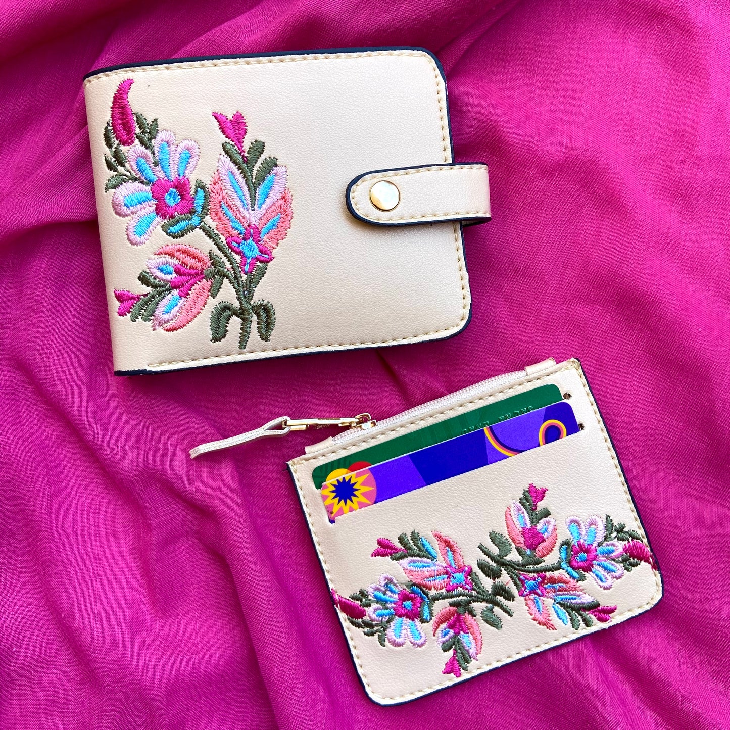 Iris Beige Wallet