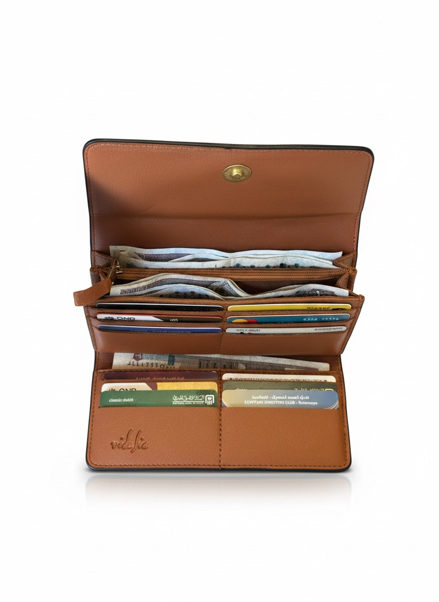 Offwhite Floral Wallet