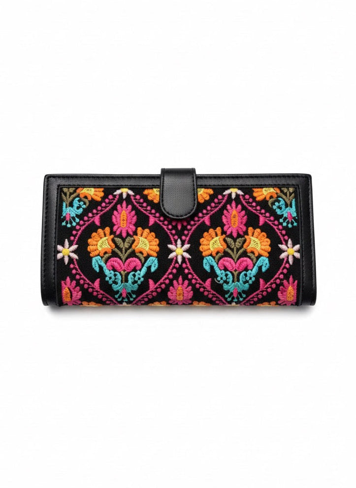 Black Marigold Wallet