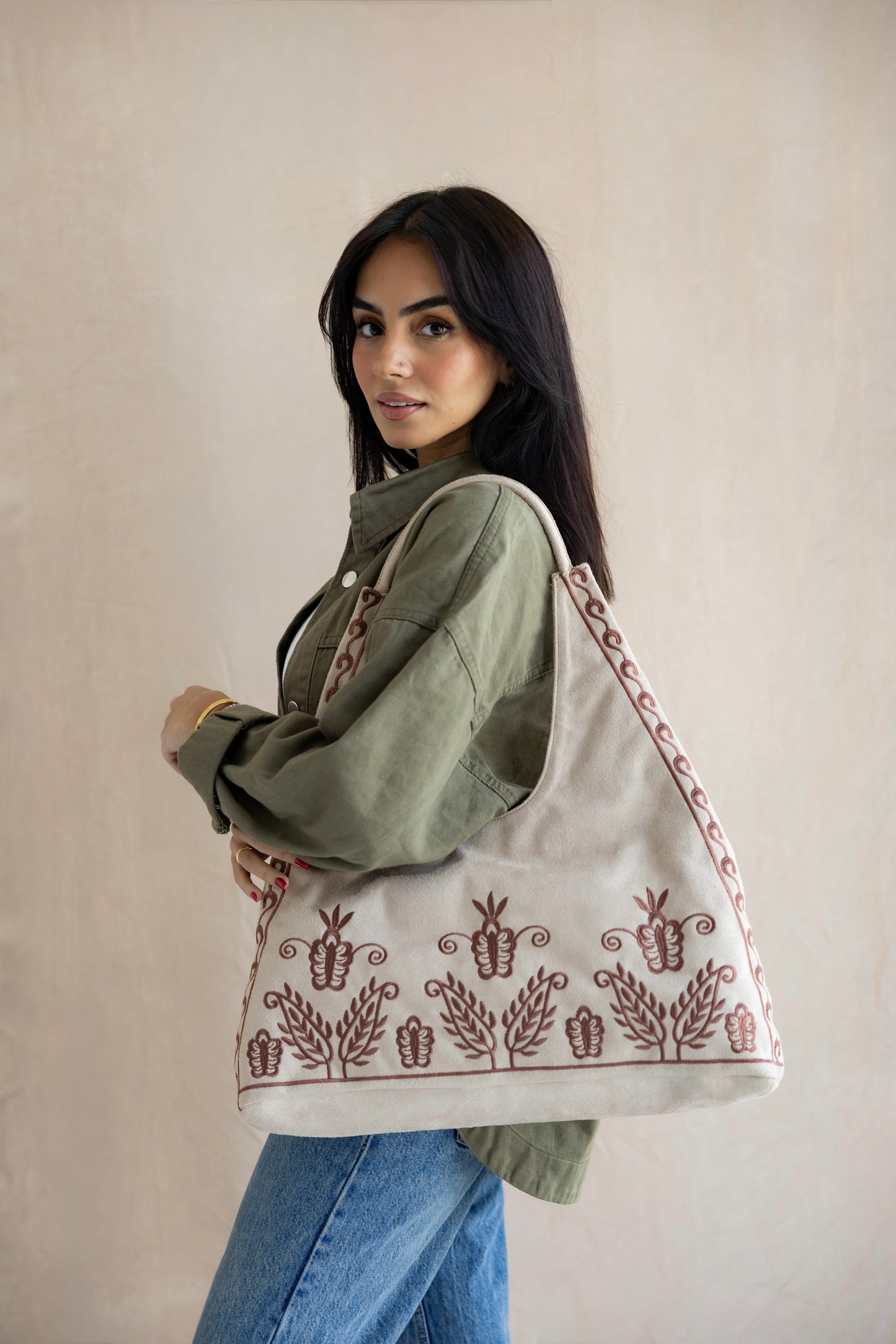 Offwhite Soft Bloom Totebag