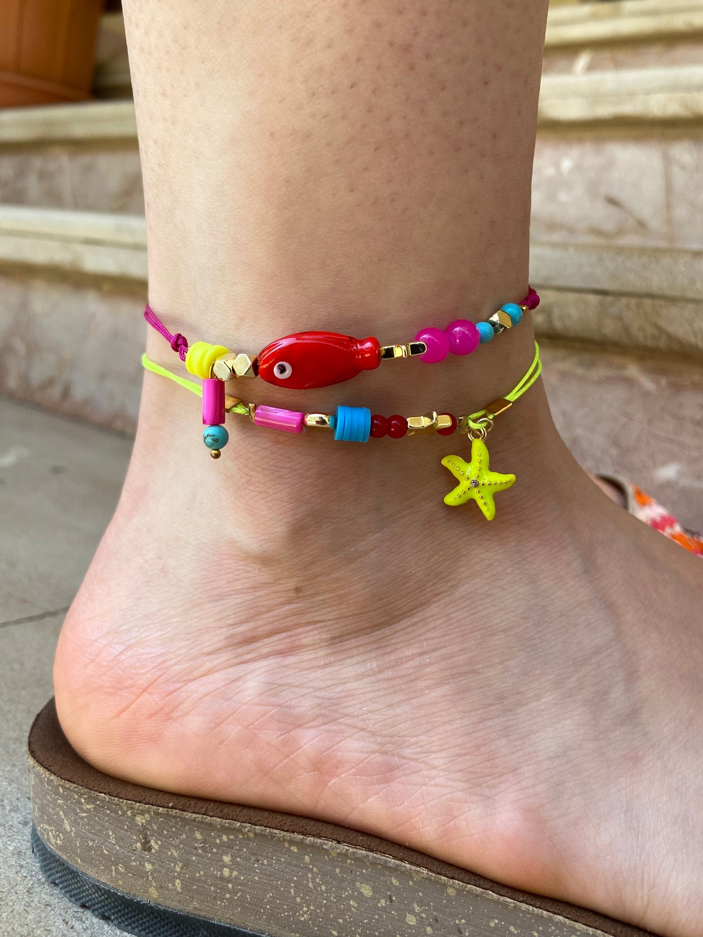 Neon Anklet