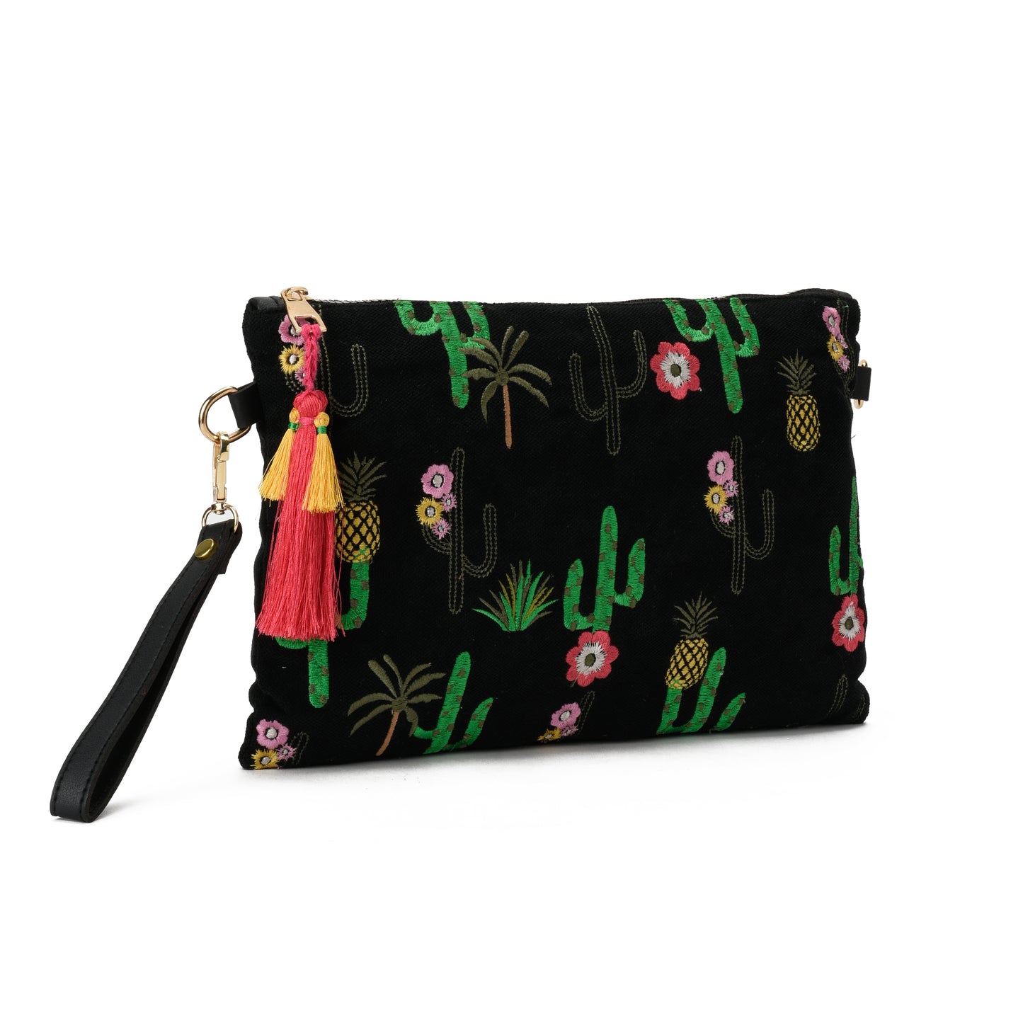 Black Cactus Clutch