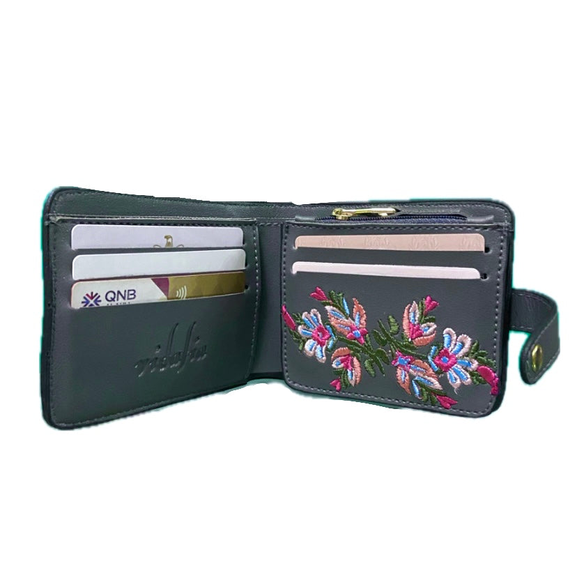 Iris Gray Wallet