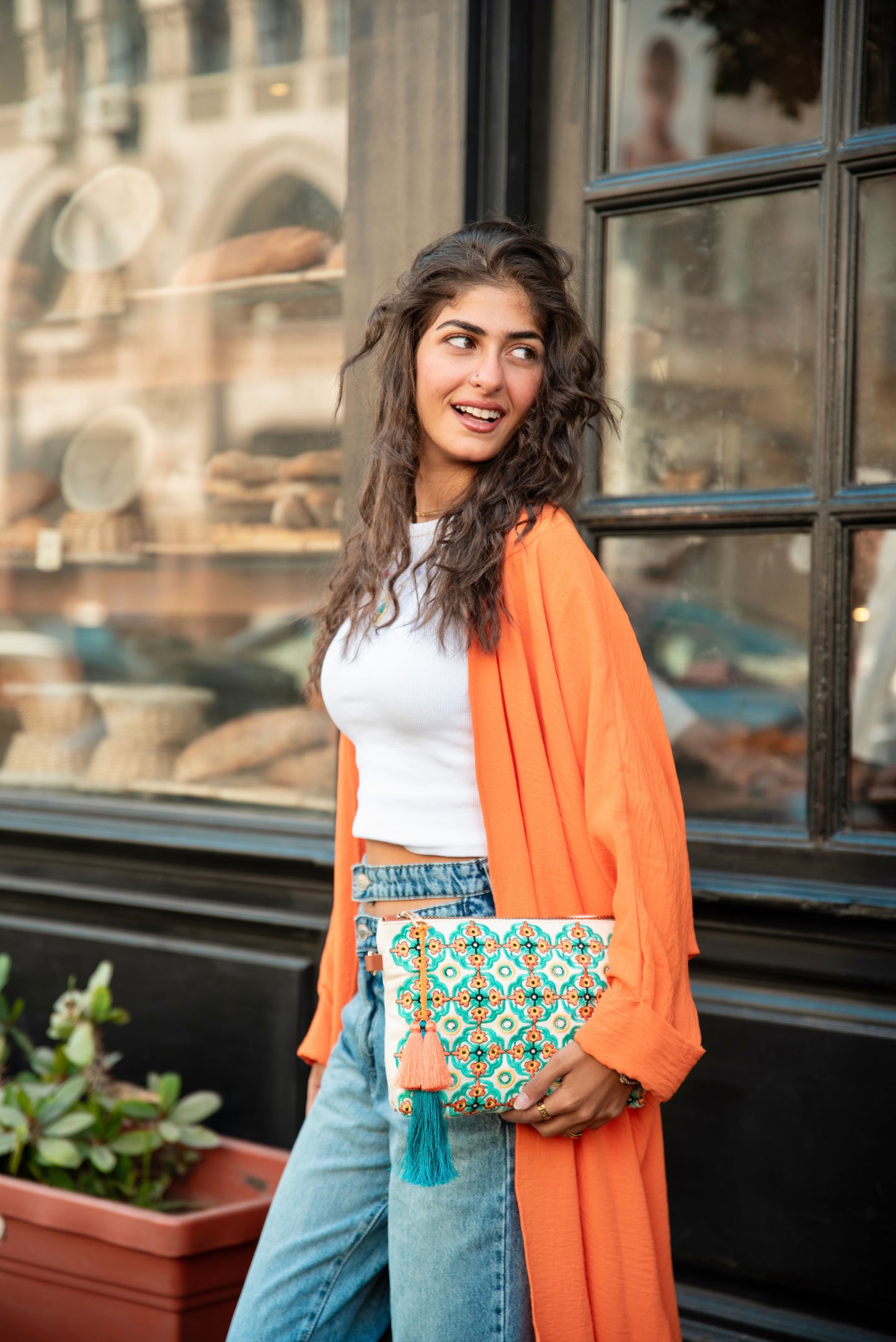 Turquoise Clutch
