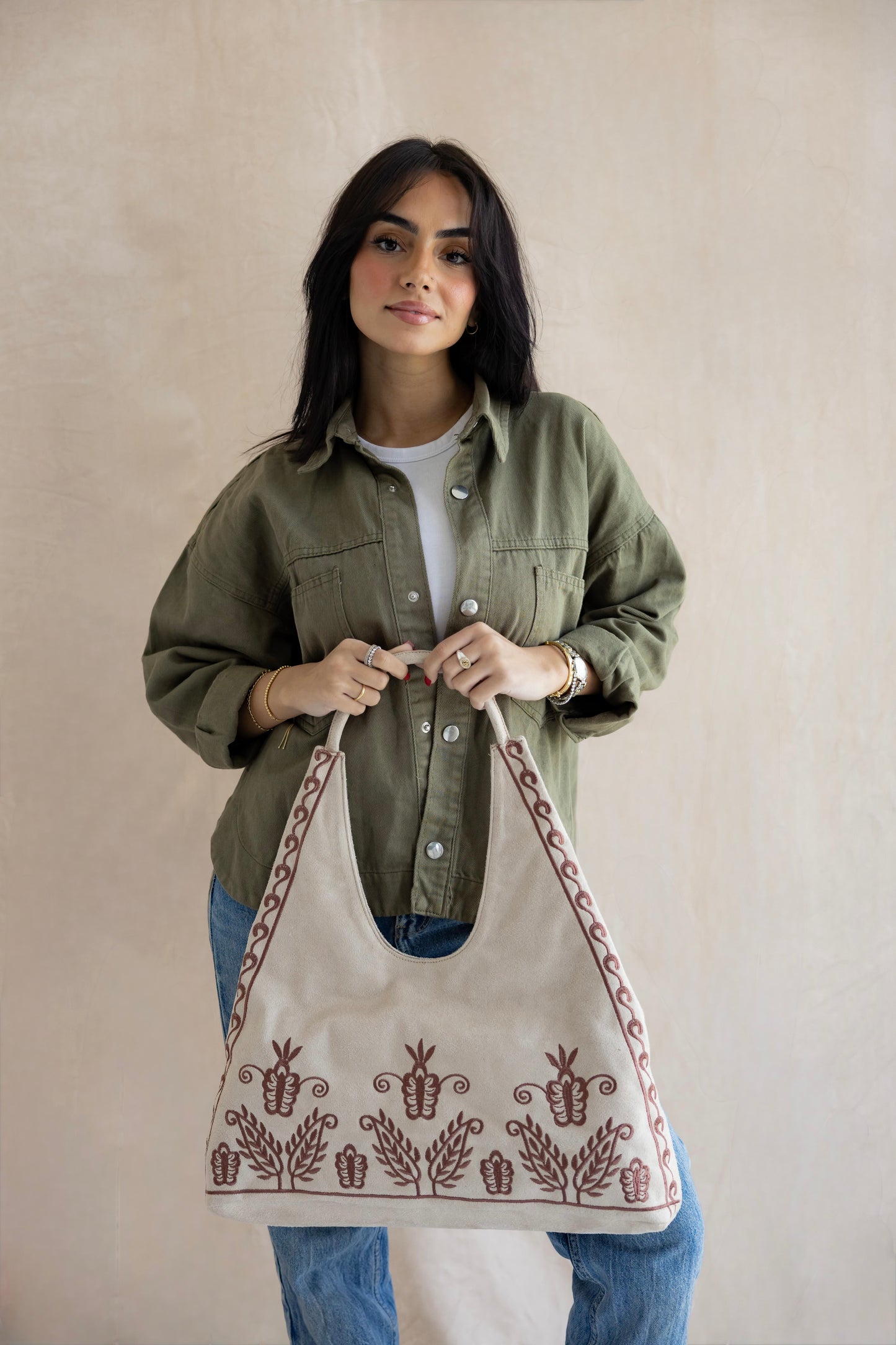 Offwhite Soft Bloom Totebag