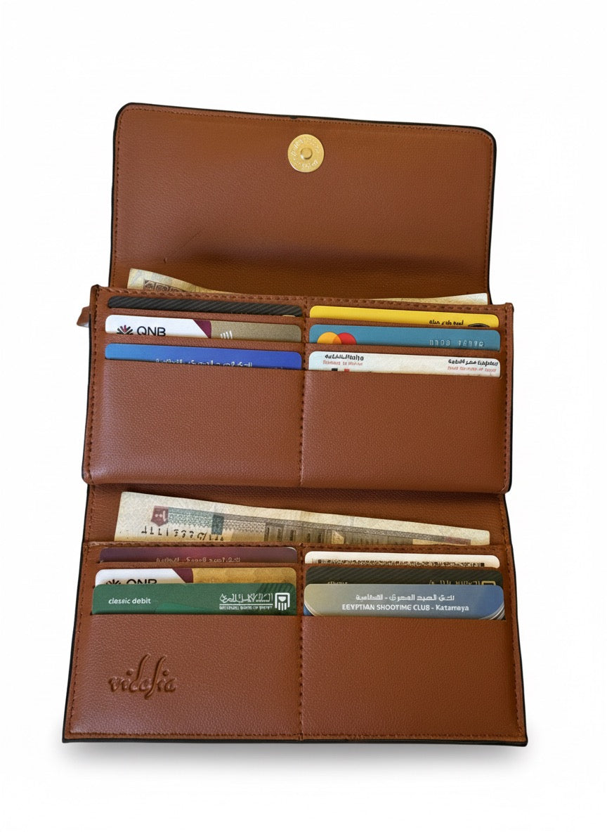 Offwhite Floral Wallet