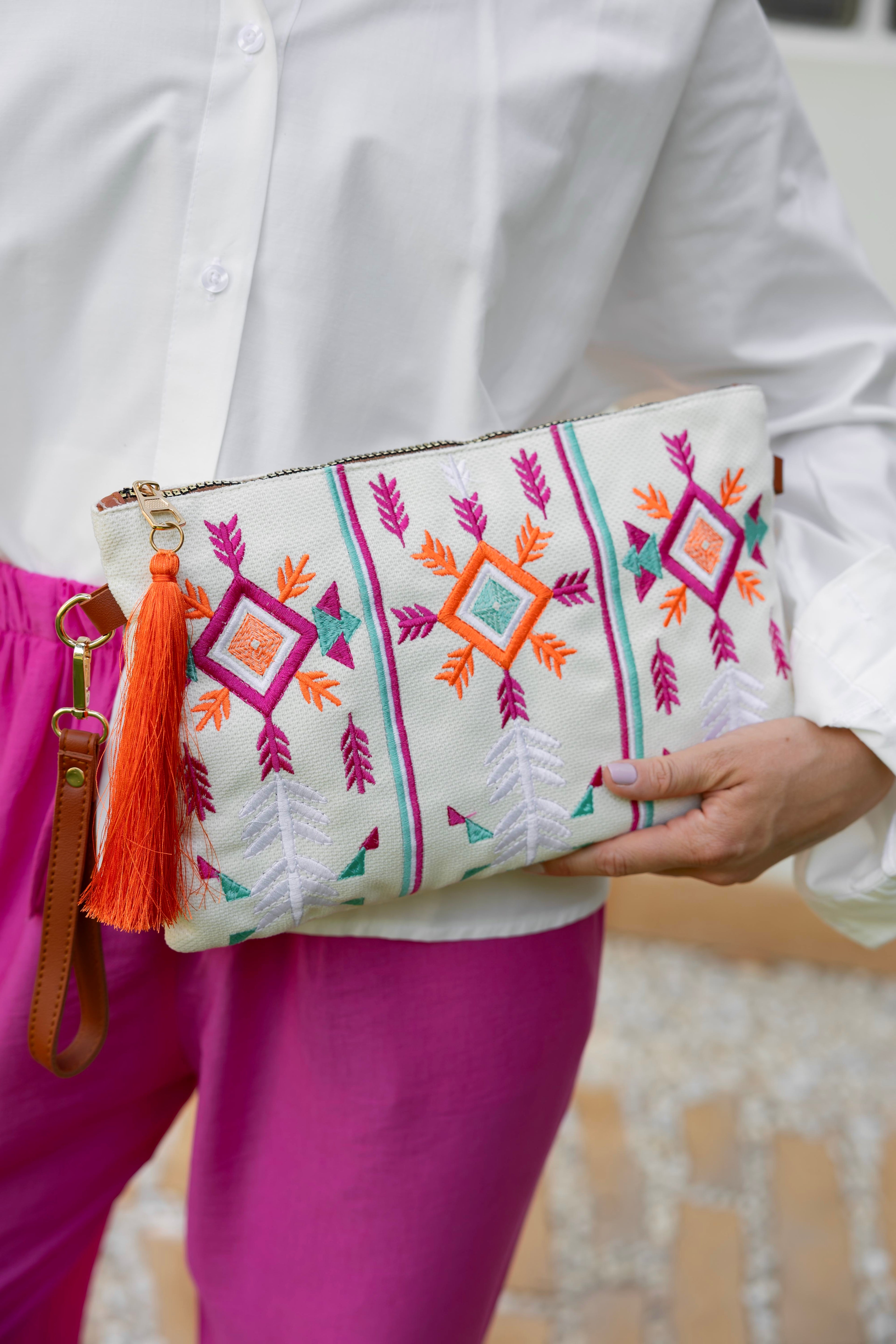 Off-White Geometric Clutch