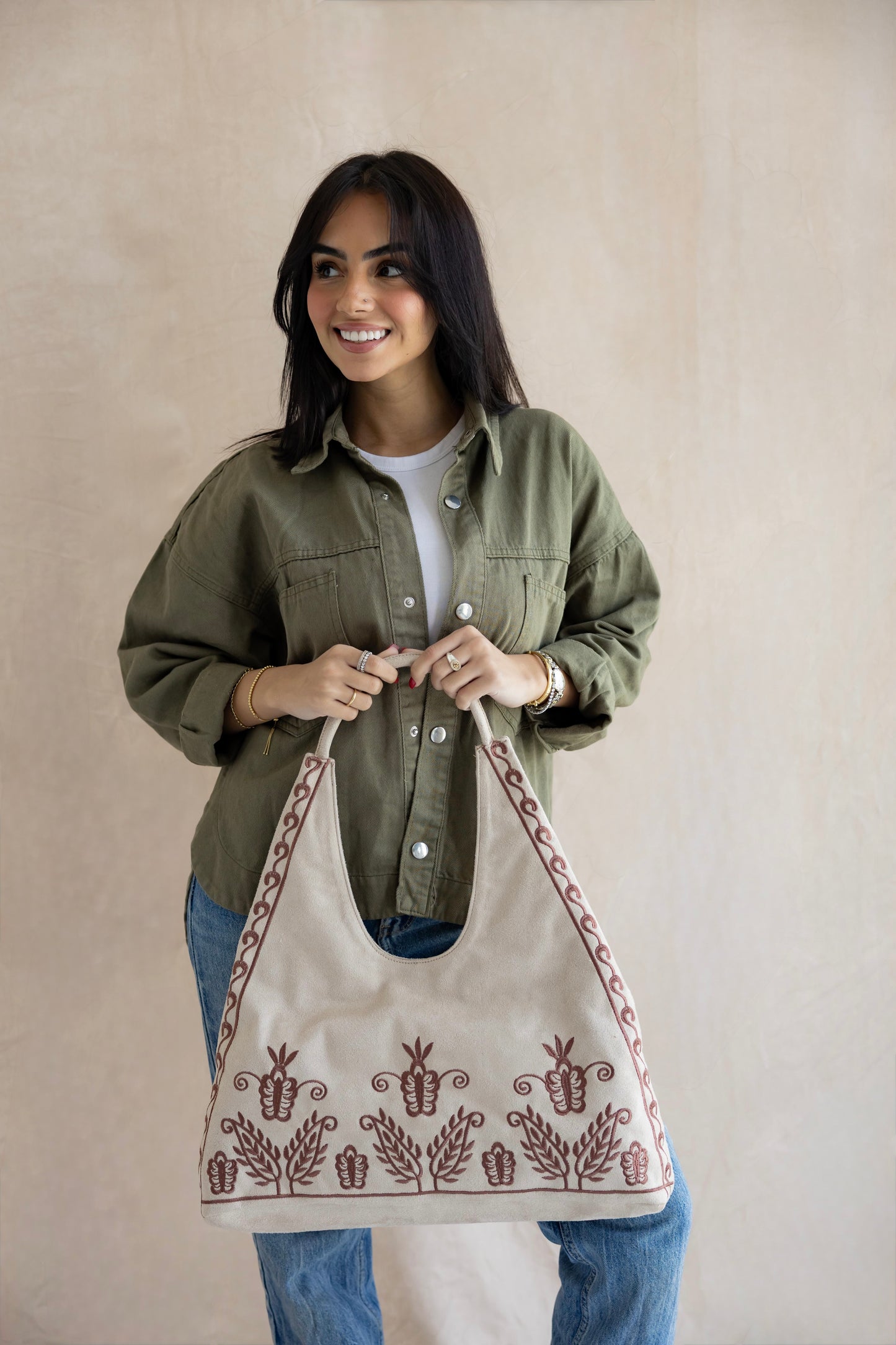 Offwhite Soft Bloom Totebag