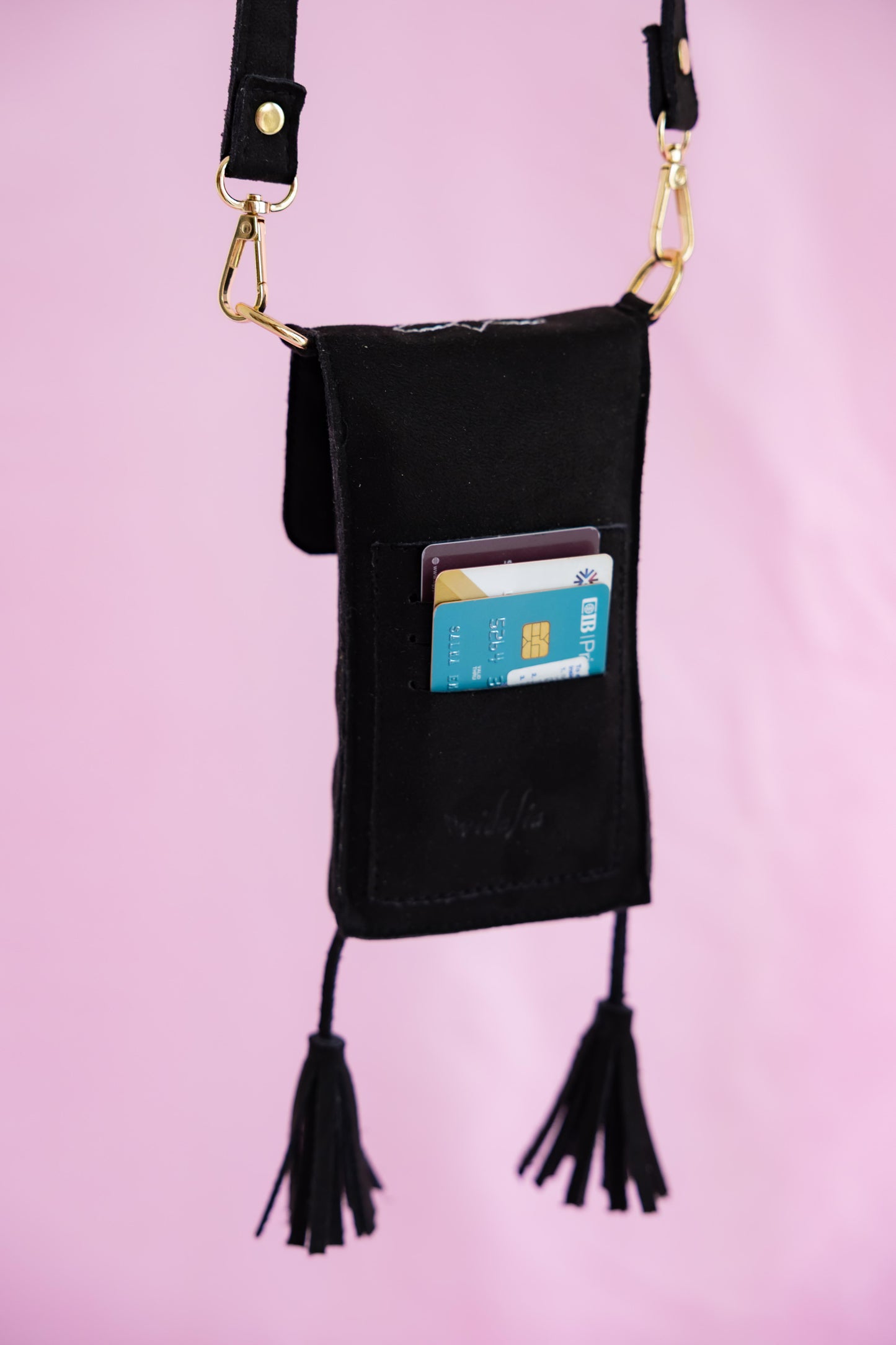 Black Mobile Pouch