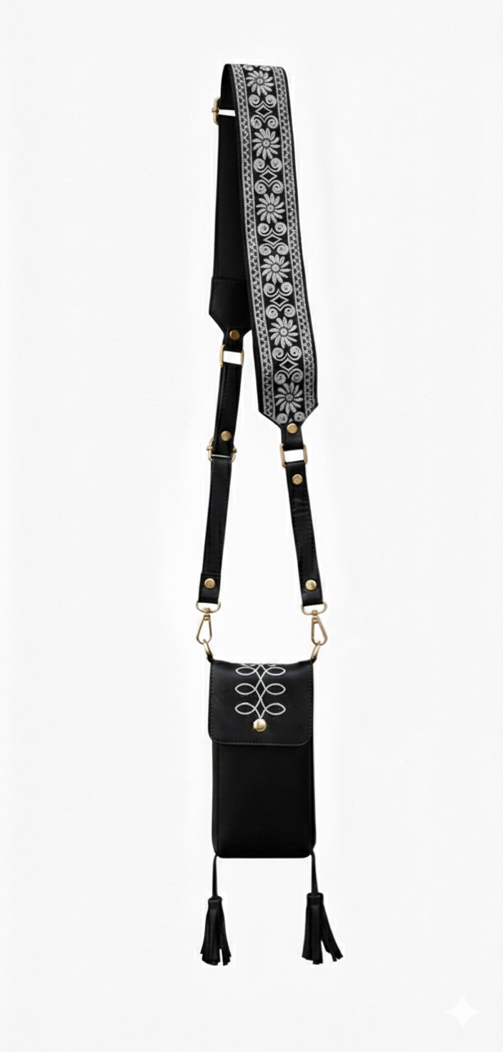 Black Mobile Pouch