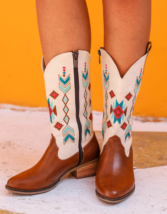 Blush Cowboy Boot