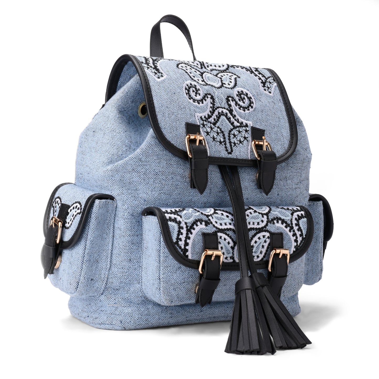 Denim Backpack
