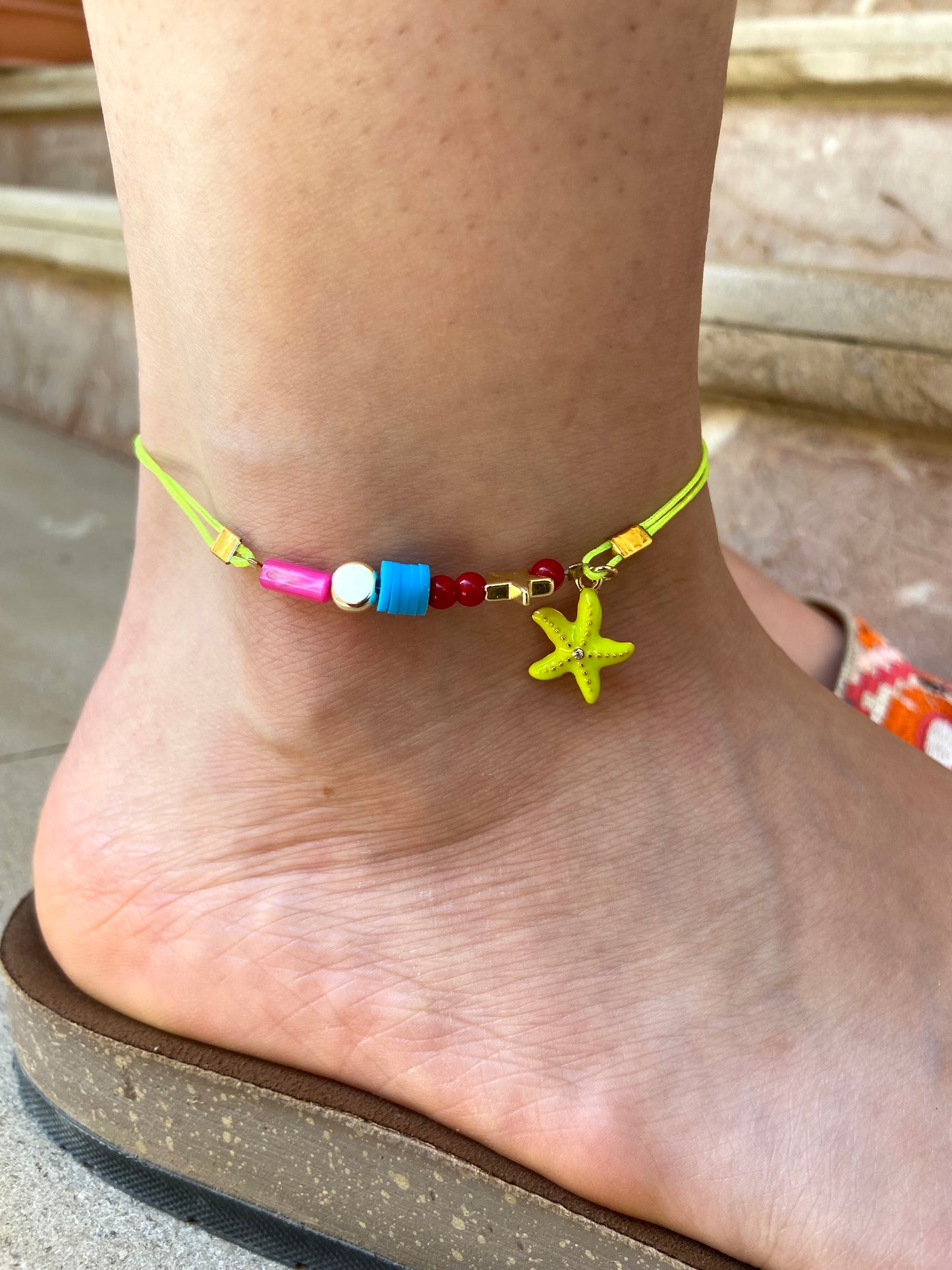 Neon Anklet