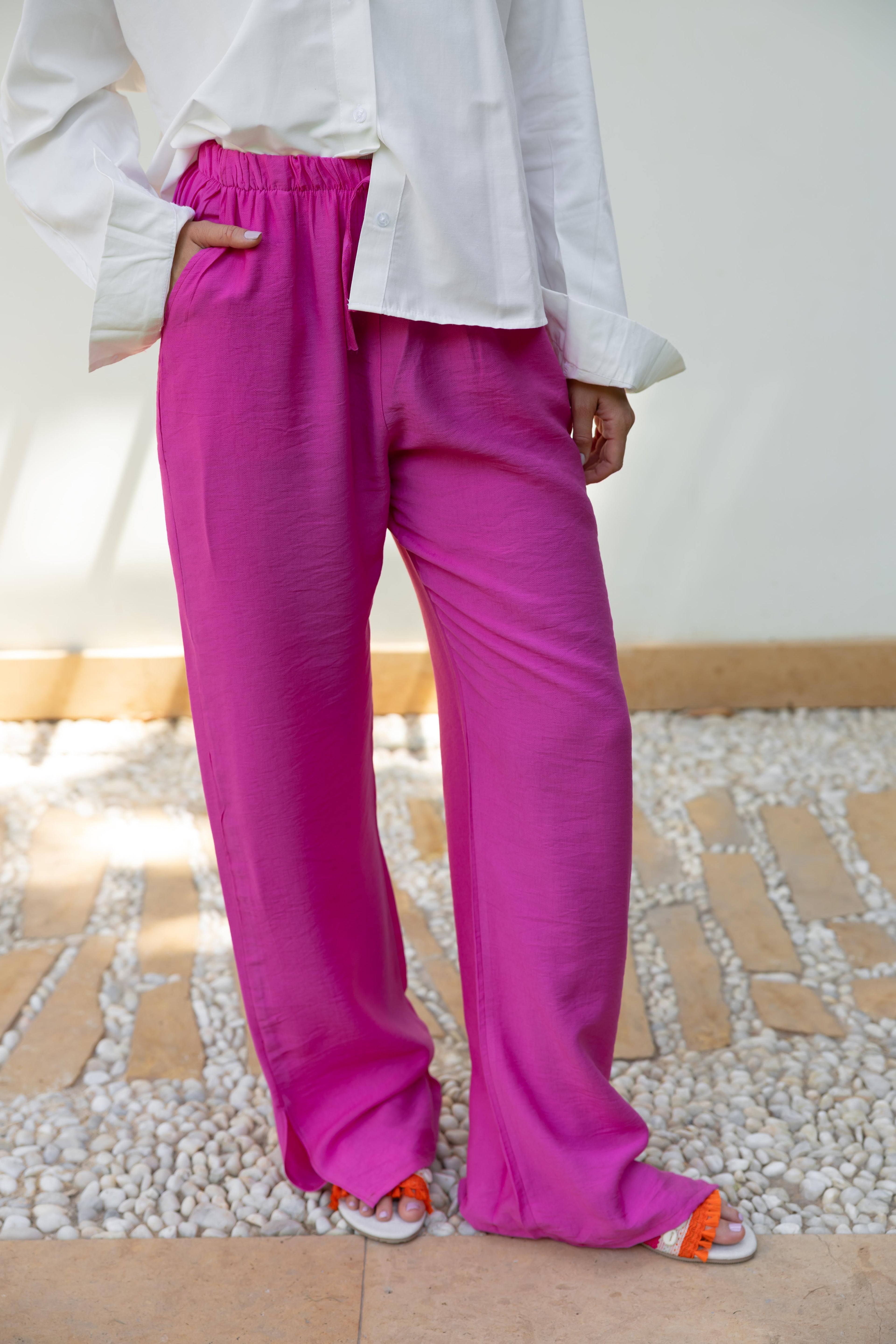 Joyful Pants in Fushia