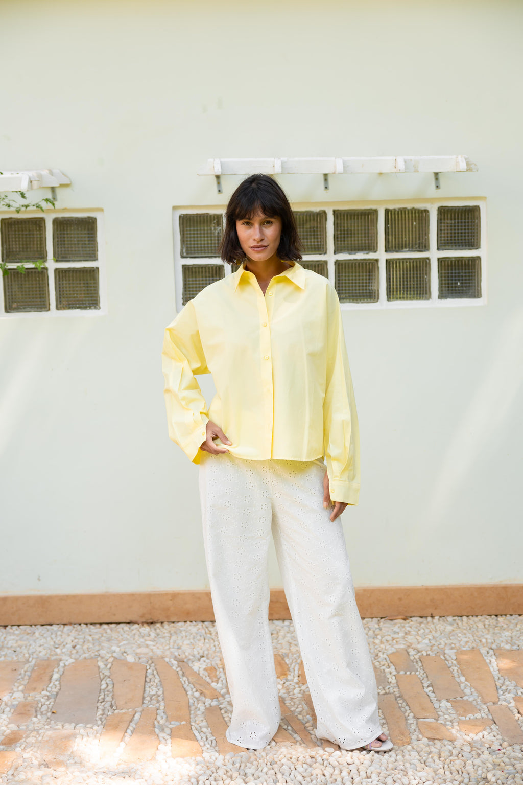 Everyday Poplin in Butter Yellow
