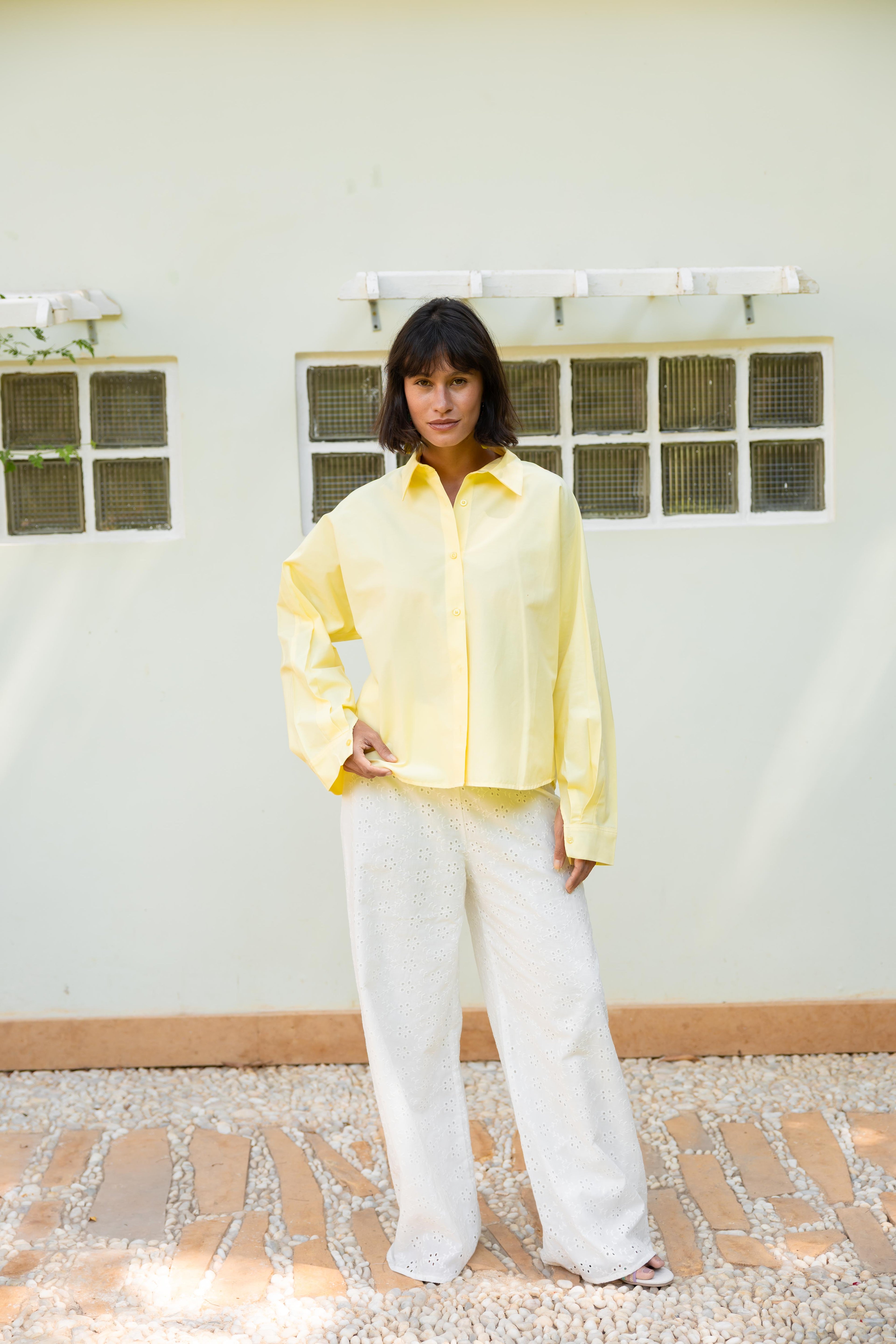 Everyday Poplin in Butter Yellow