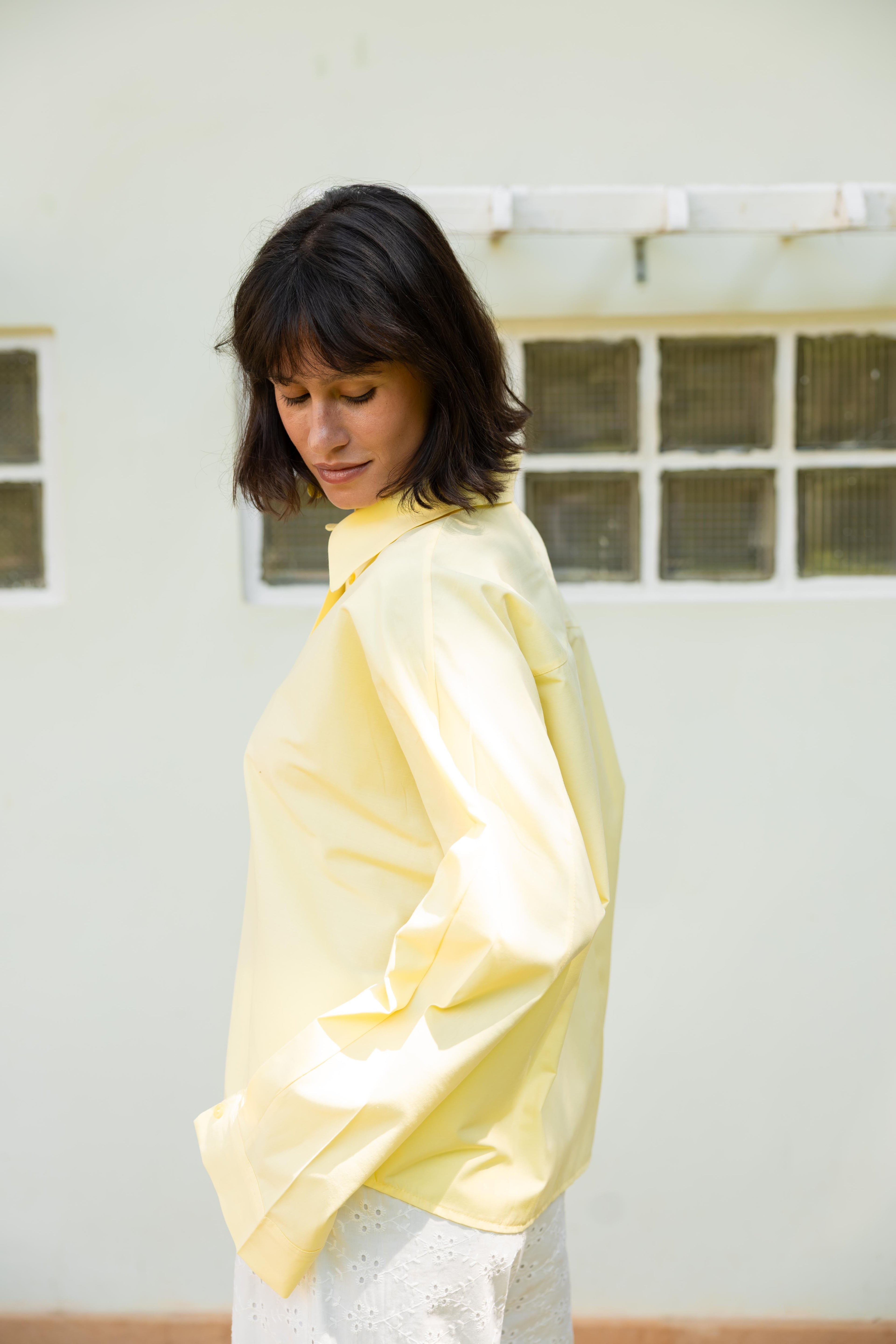 Everyday Poplin in Butter Yellow