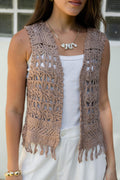 Aria Vest in Peanut