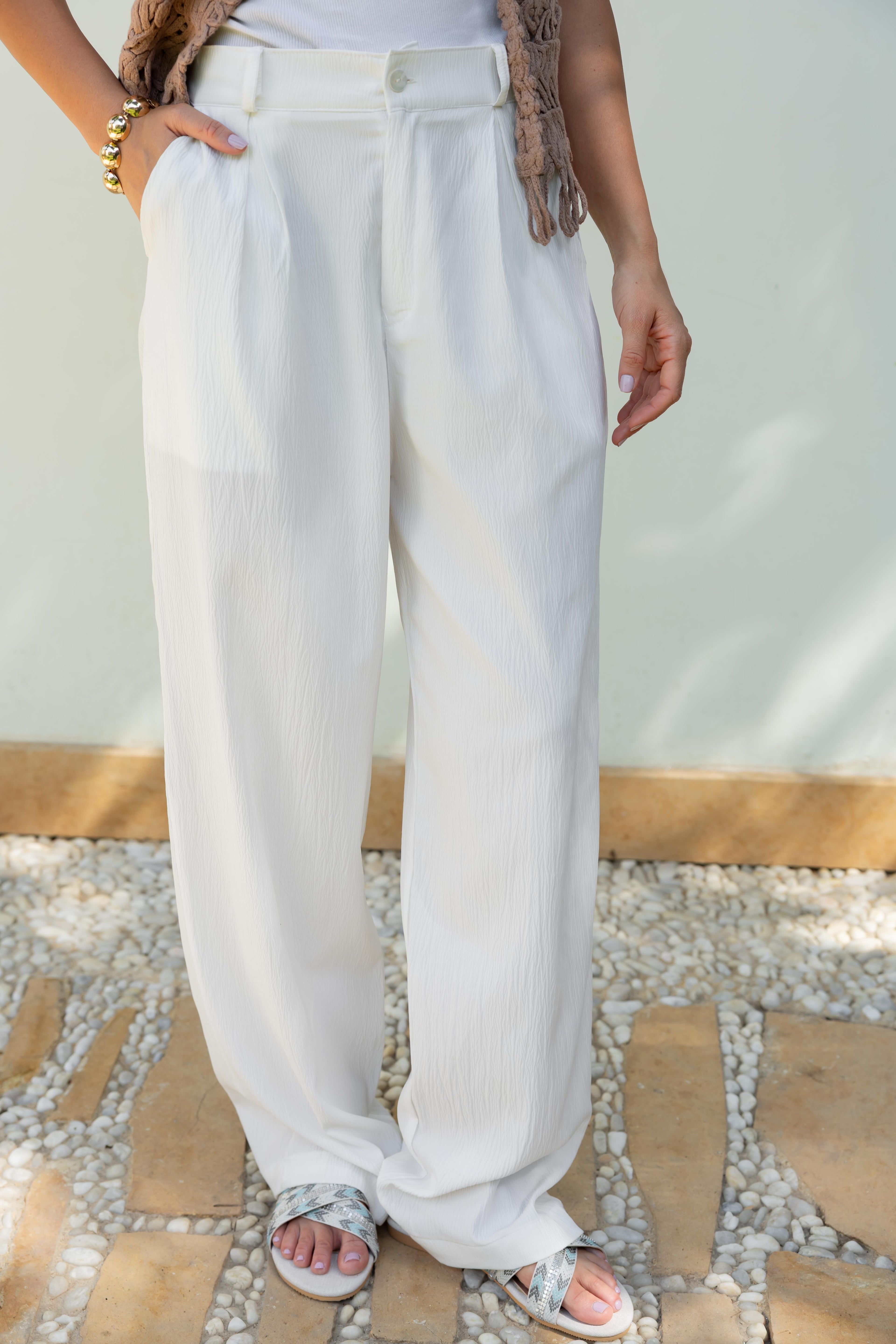 Fluer Pants in White