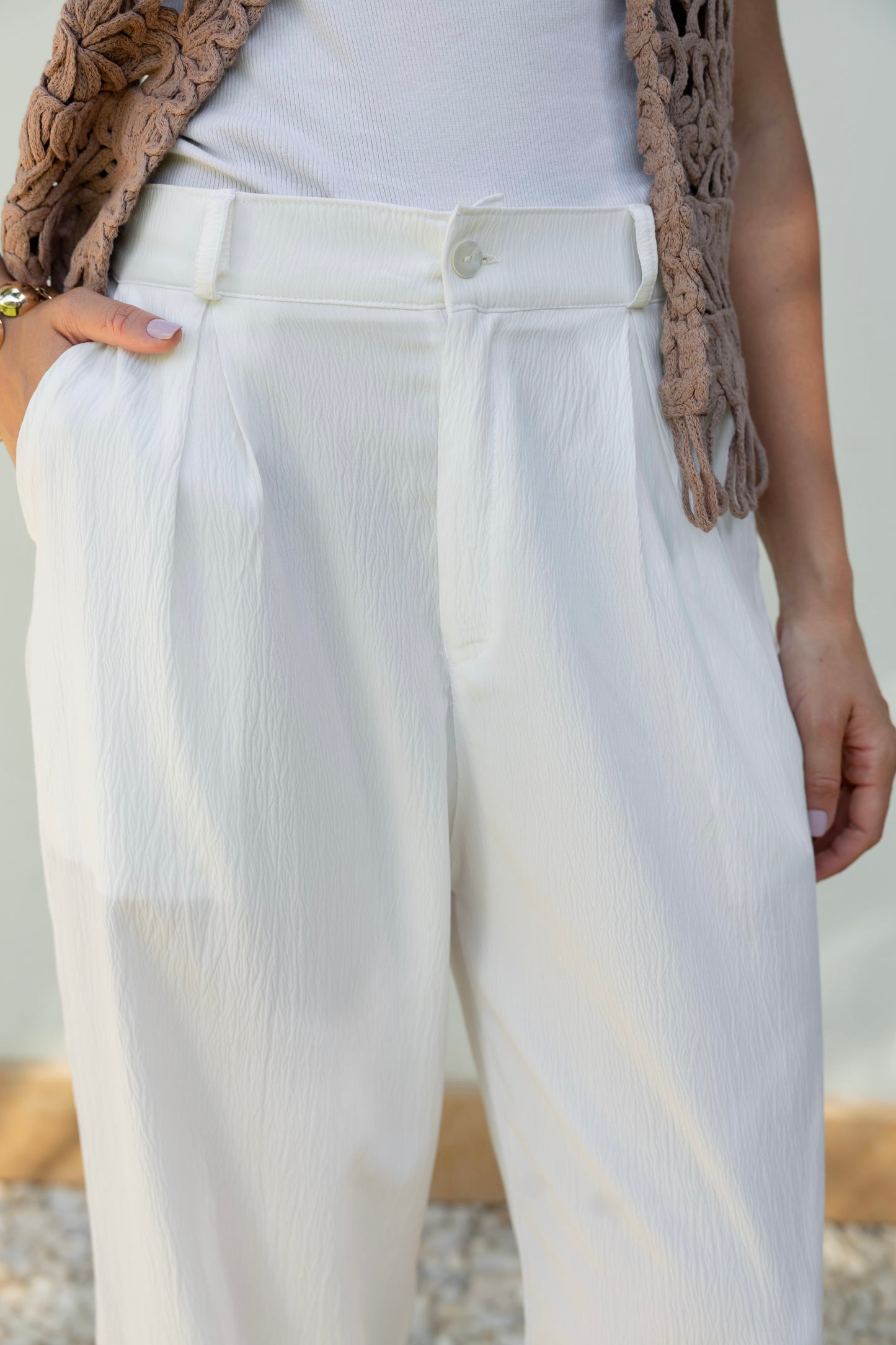 Fluer Pants in White