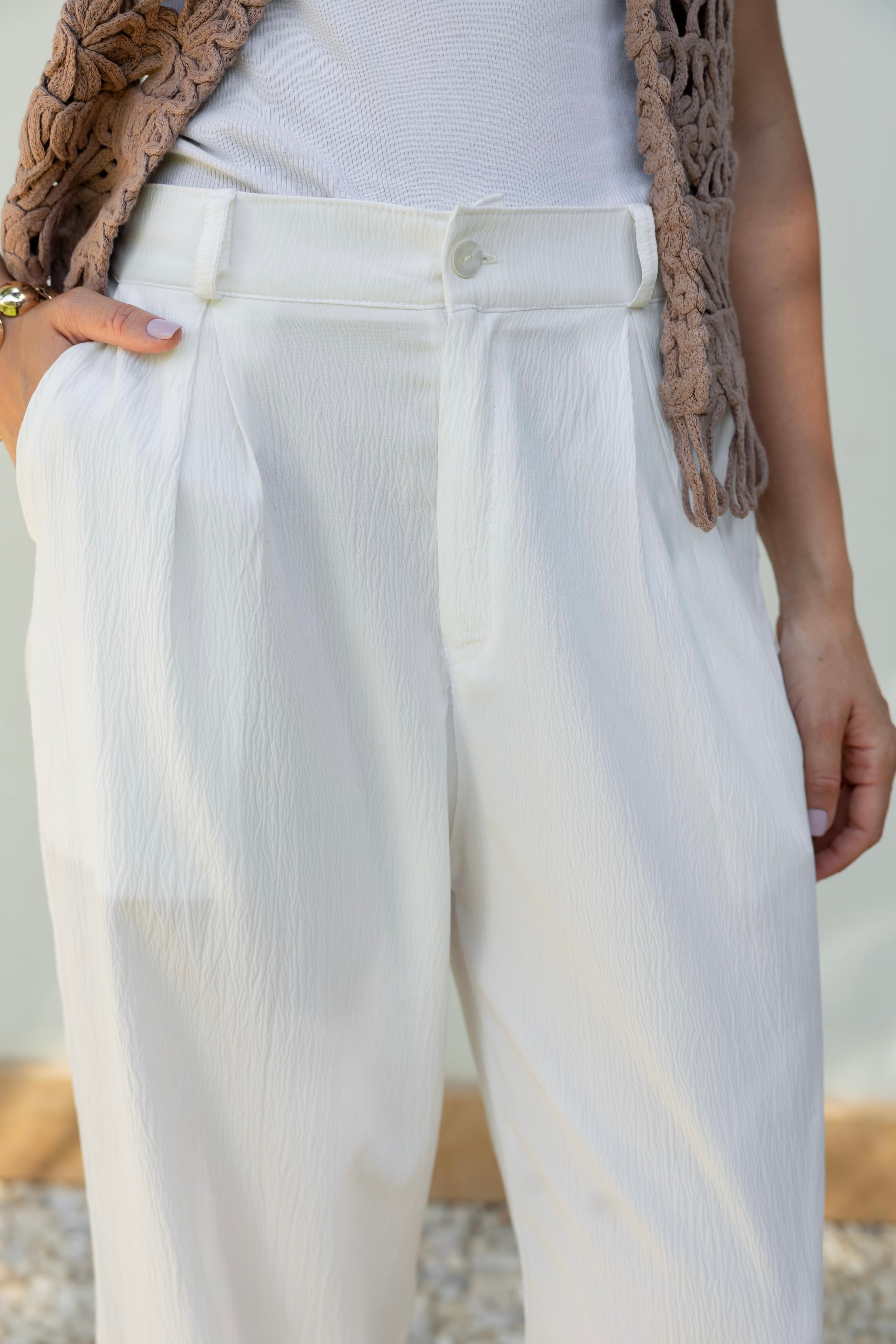 Fluer Pants in White