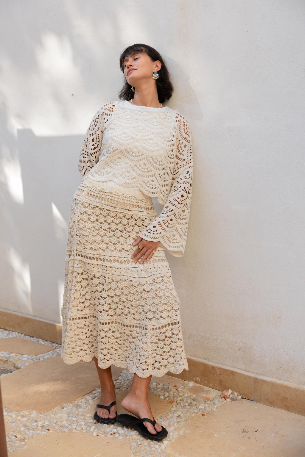 Golden Hour Crochet Skirt