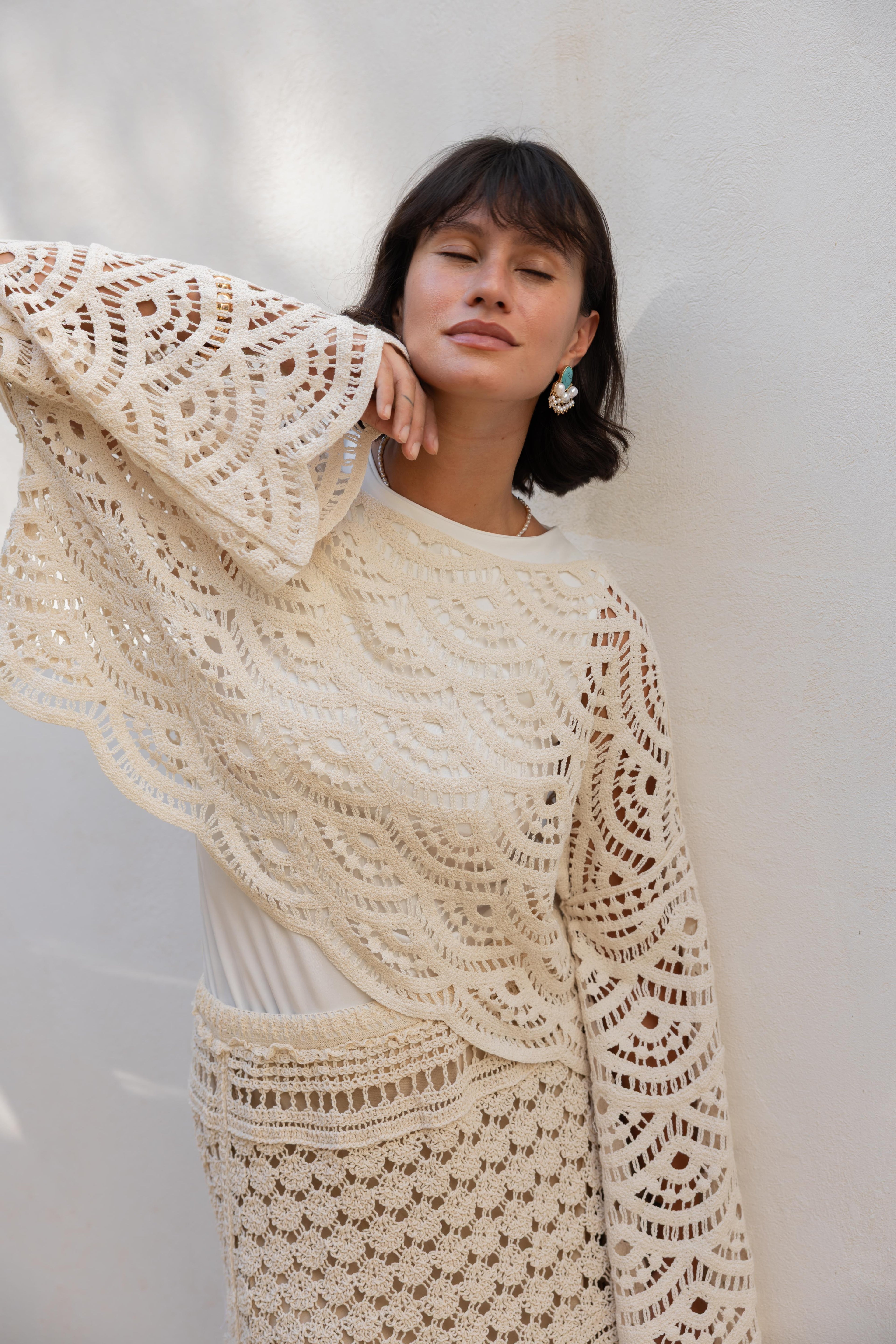 Golden Hour Crochet Top