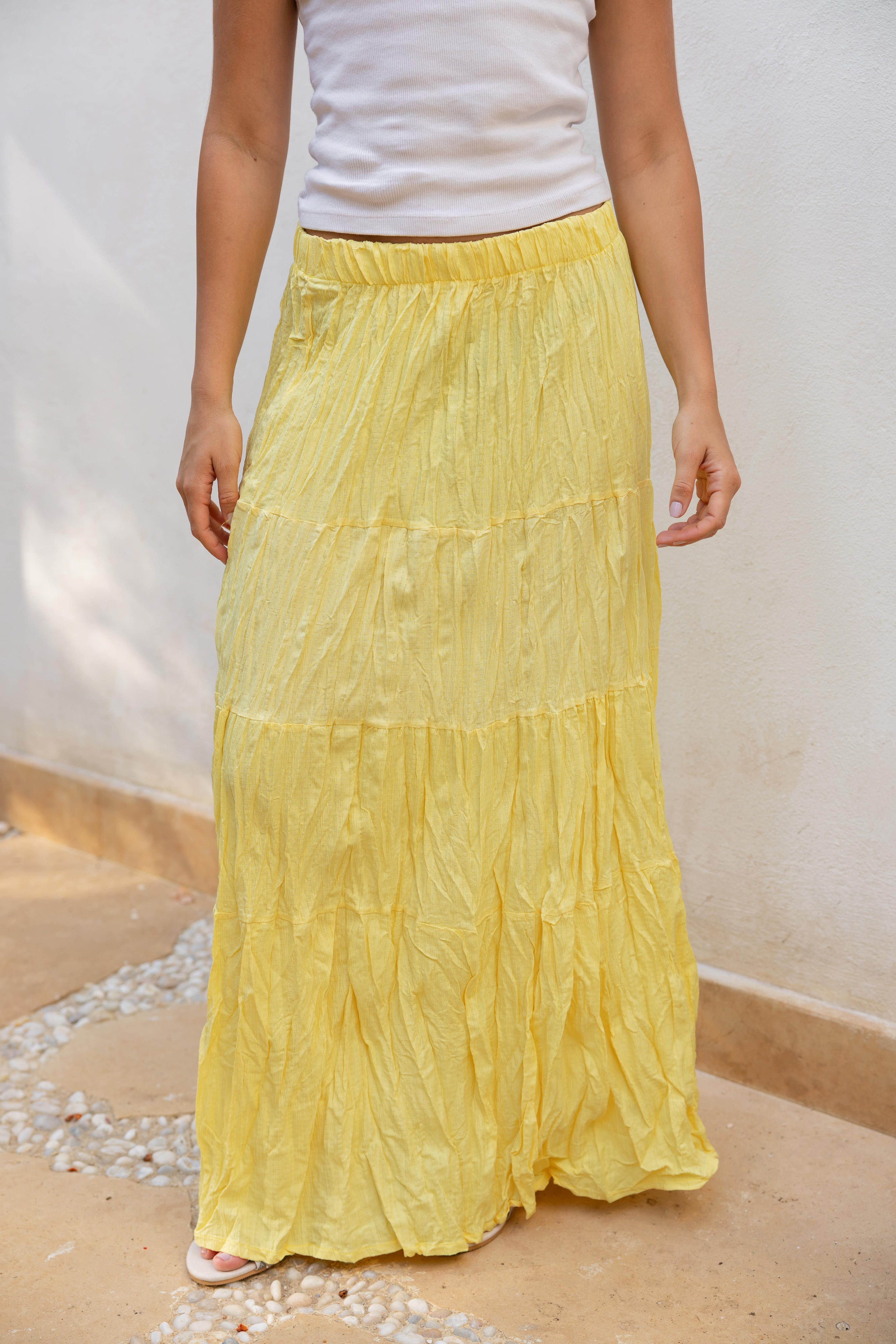 Breeze Yellow Skirt