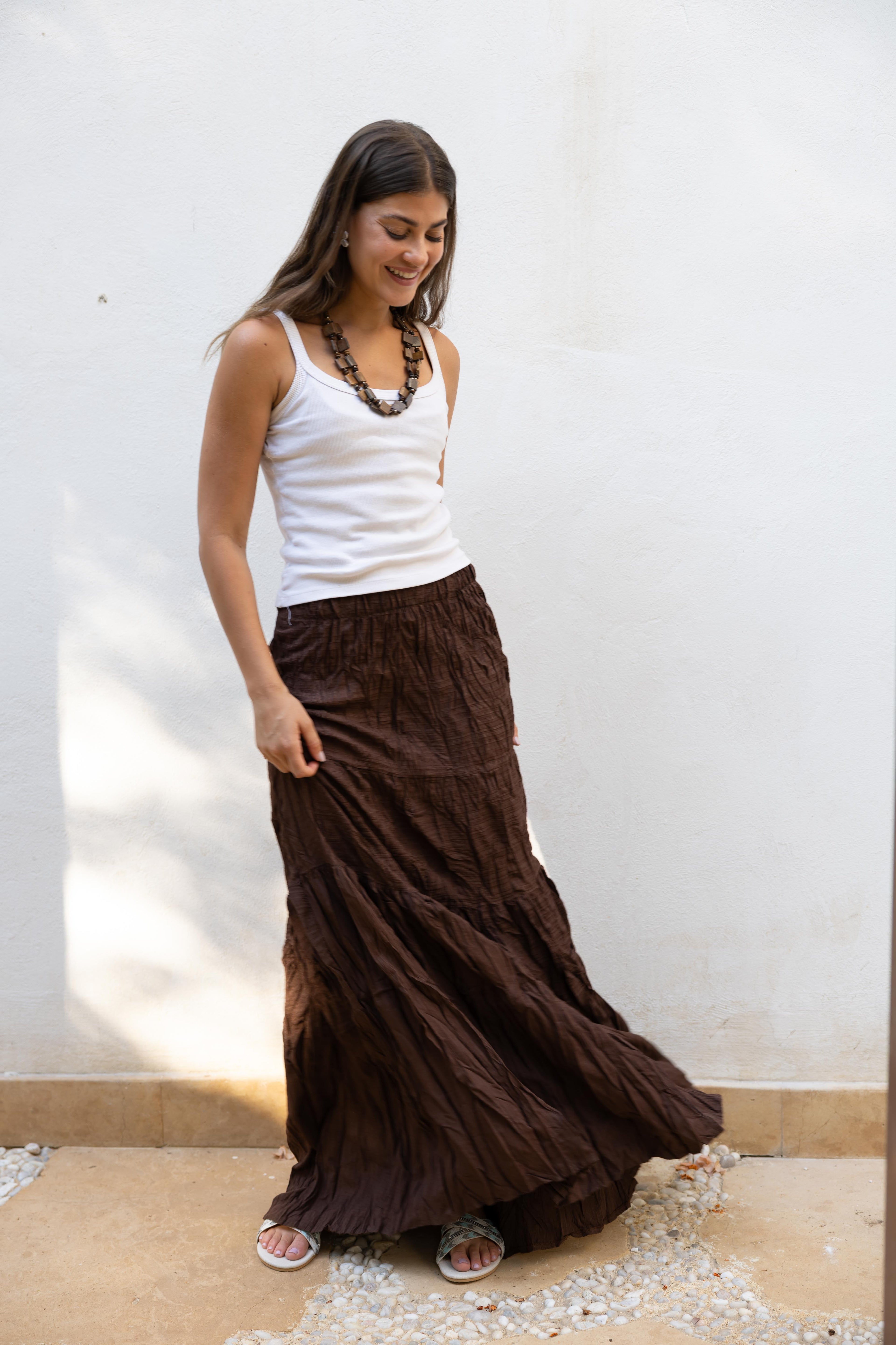 Breeze Brown Skirt