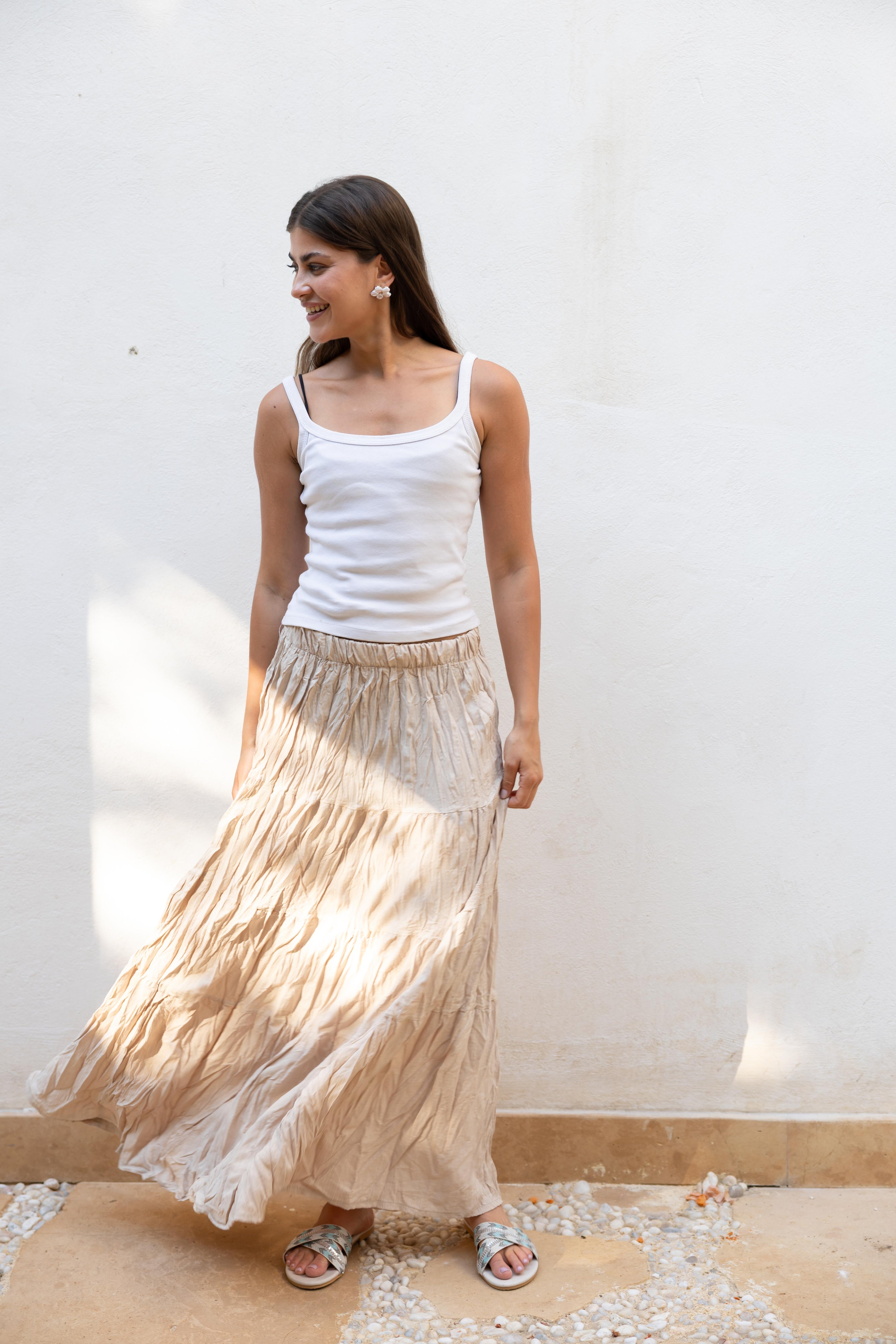 Breeze Beige Skirt