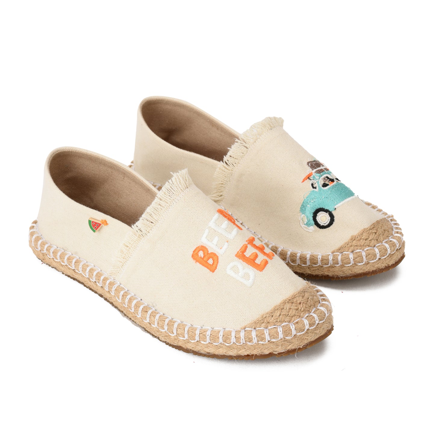 Beep Beep Canvas Espadrille