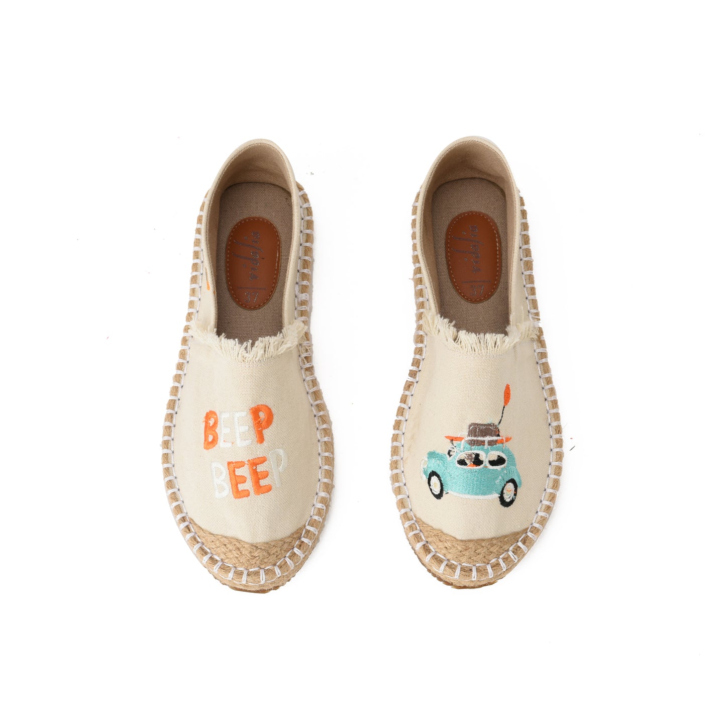 Beep Beep Canvas Espadrille