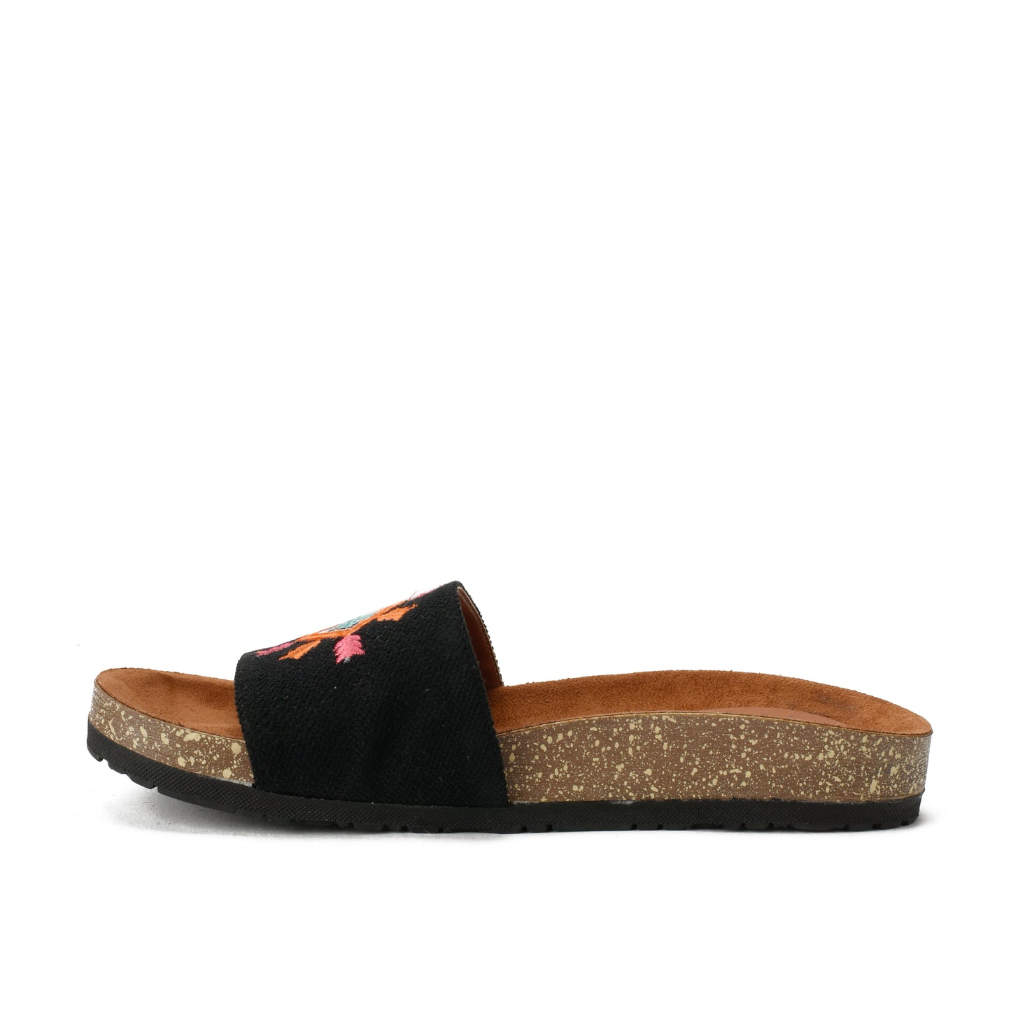 Black Geometric Slipper