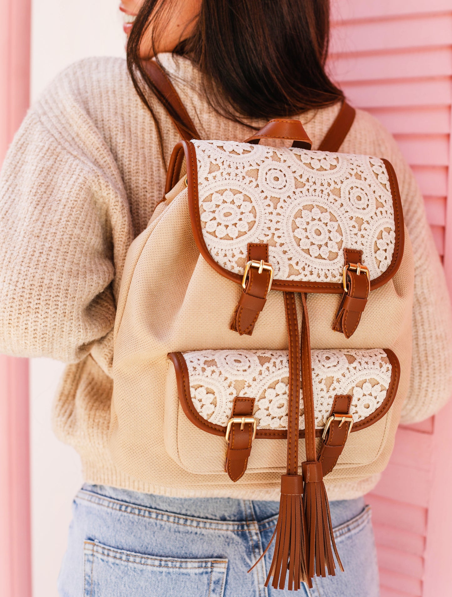 Lace Backpack